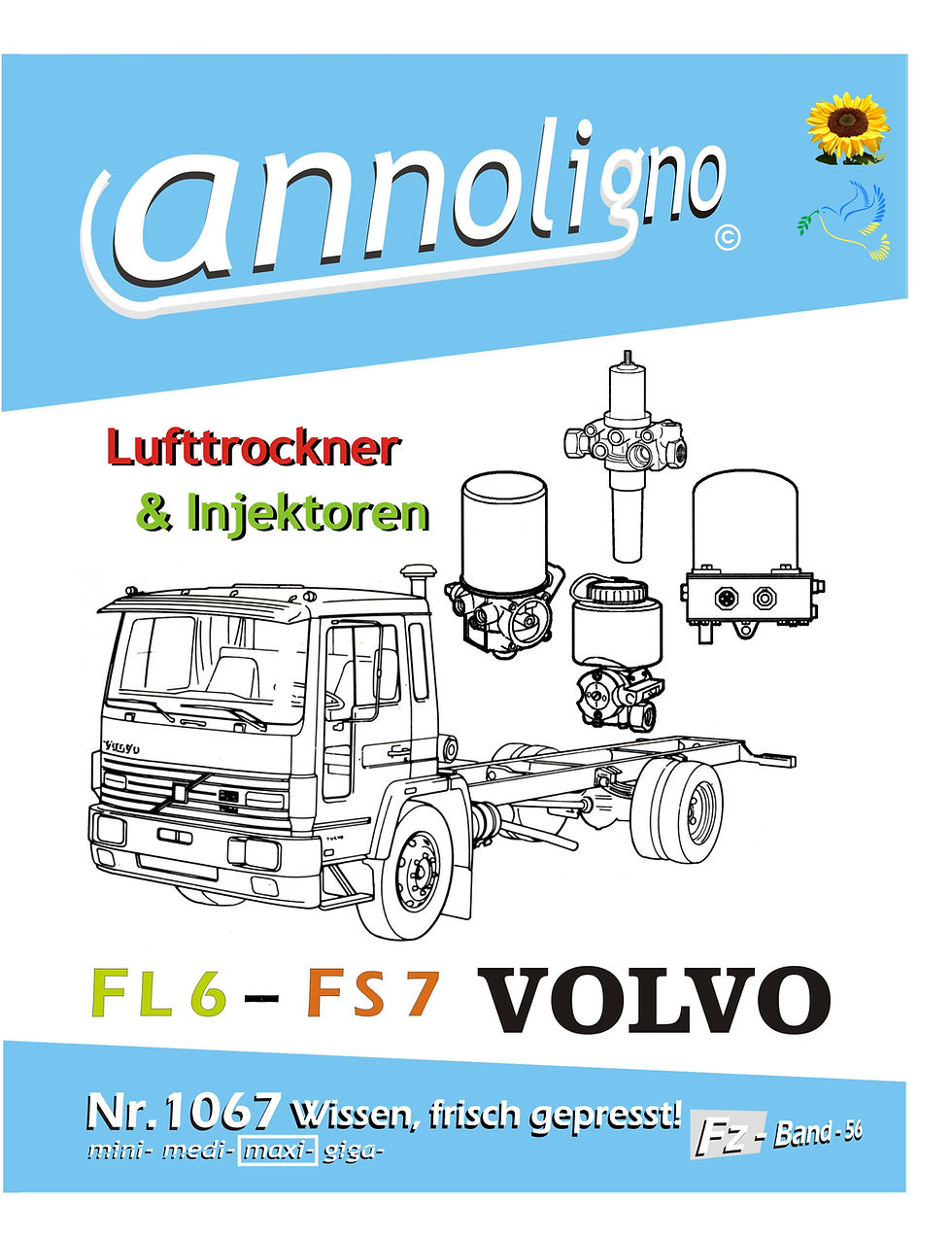 annoligno 1067 VOLVO FL6 + FS7 Lufttrockner Cover Front