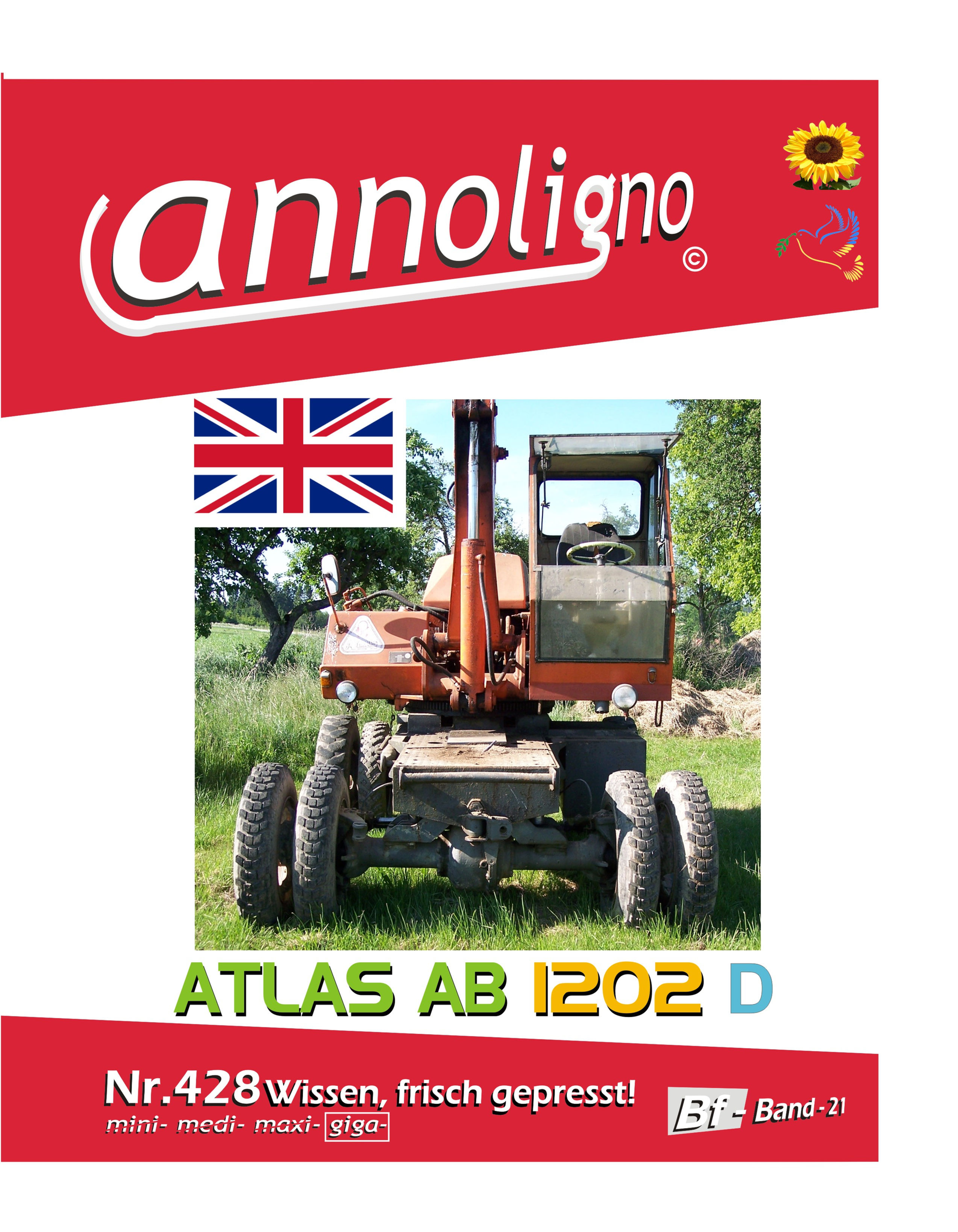 annoligno 428 ATLAS Bagger AB 1202D Cover Front