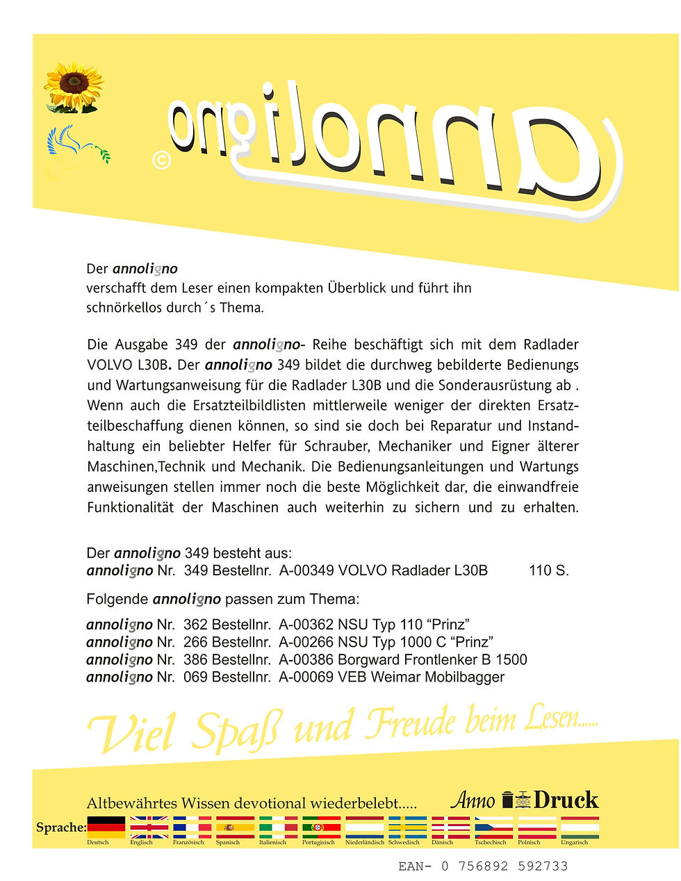 annoligno 349  Cover Rückseite Klappentext