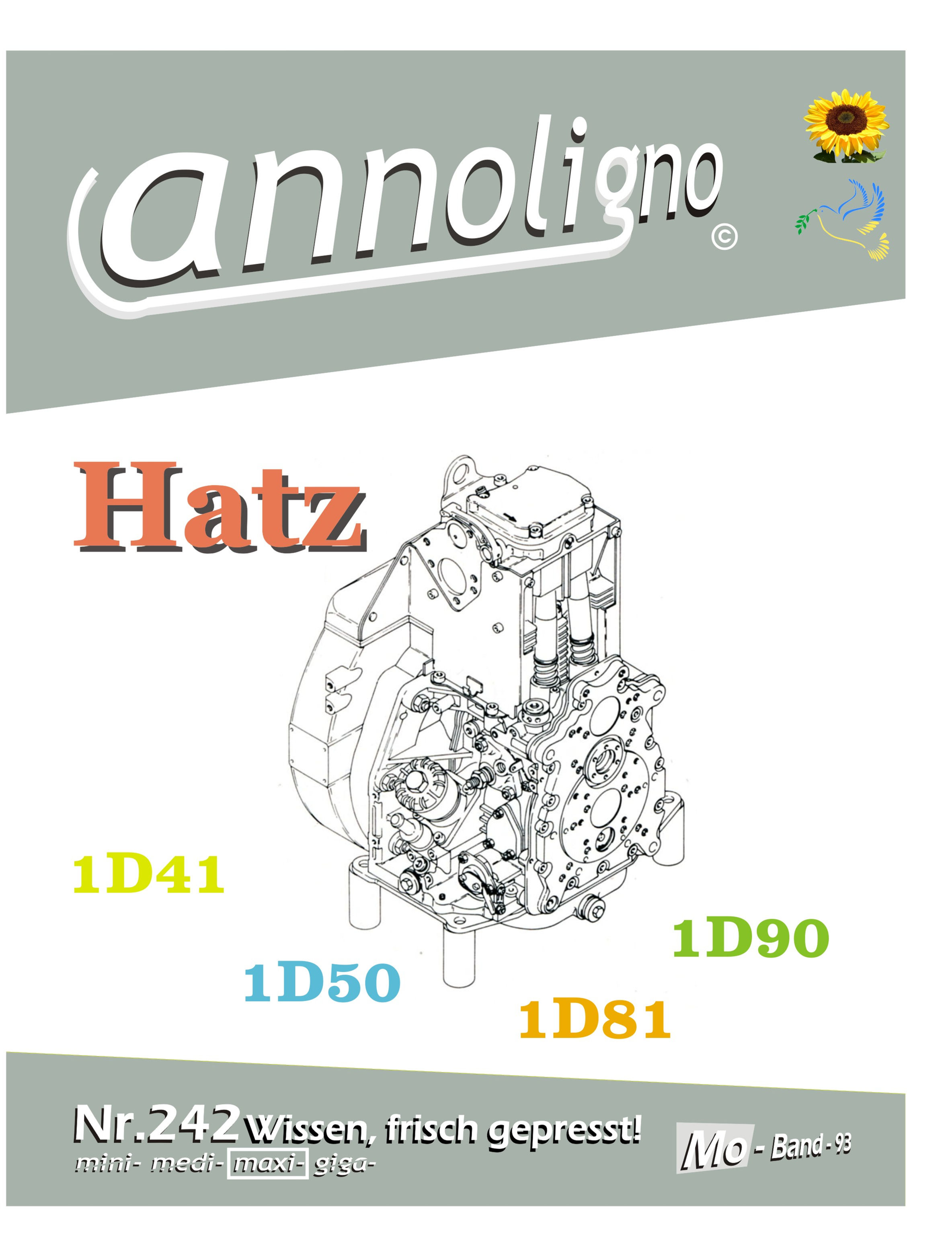 annoligno 242 Hatz Diesel Motor Cover Front