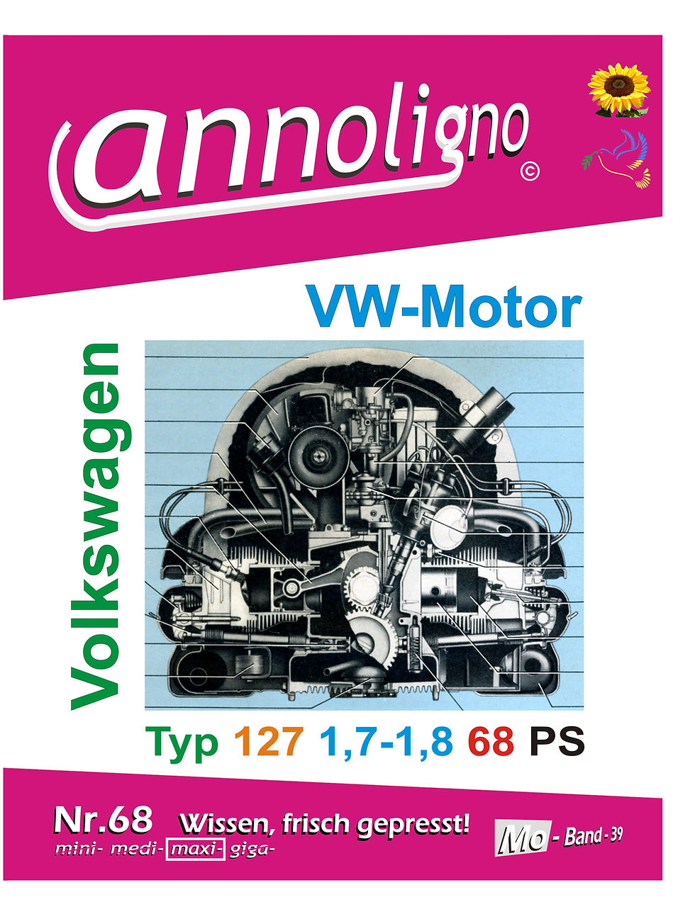 annoligno 68 Volkswagen Motor 127  Cover Front