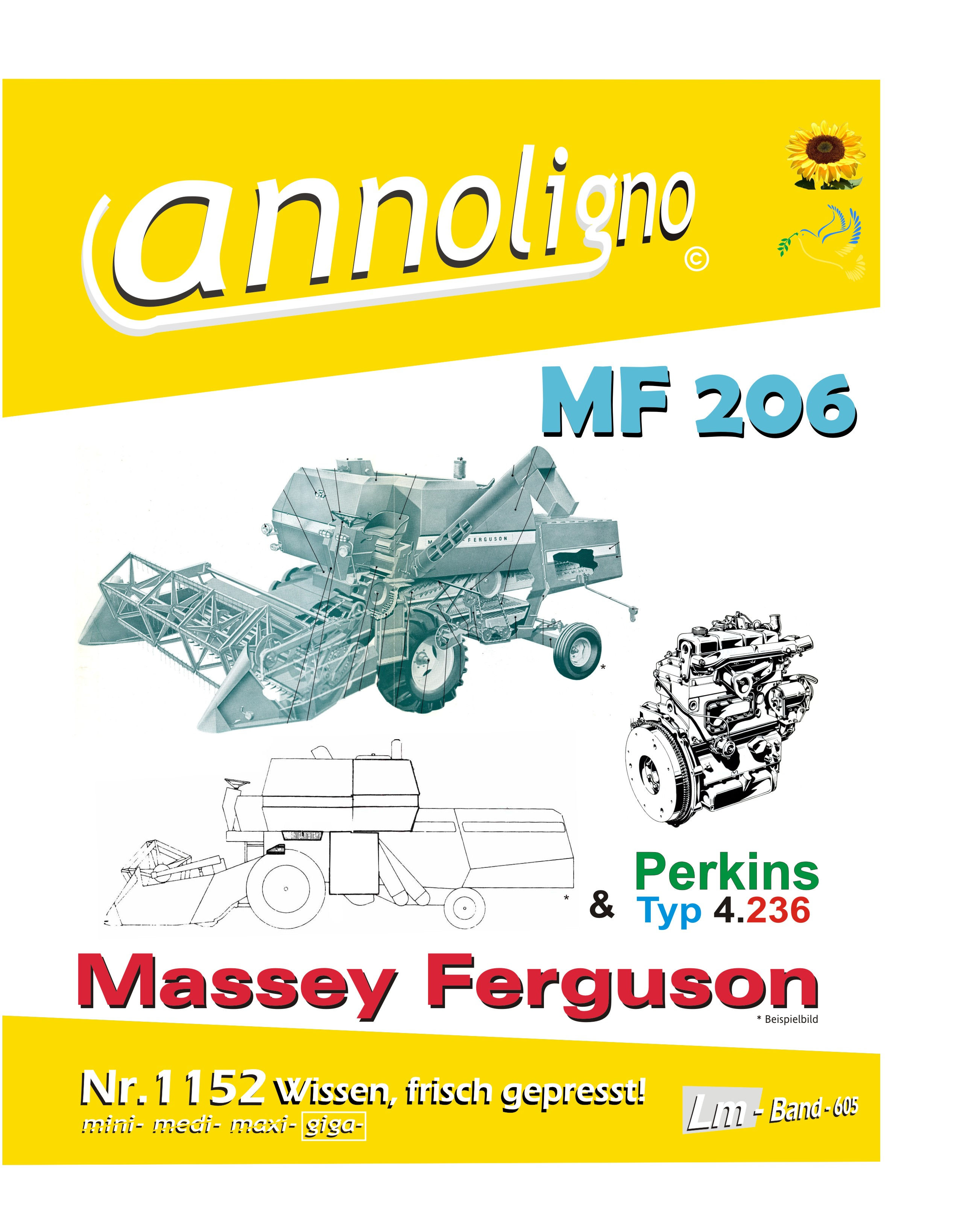 annoligno 1152 Massey Ferguson Mähdrescher 206 Cover Front