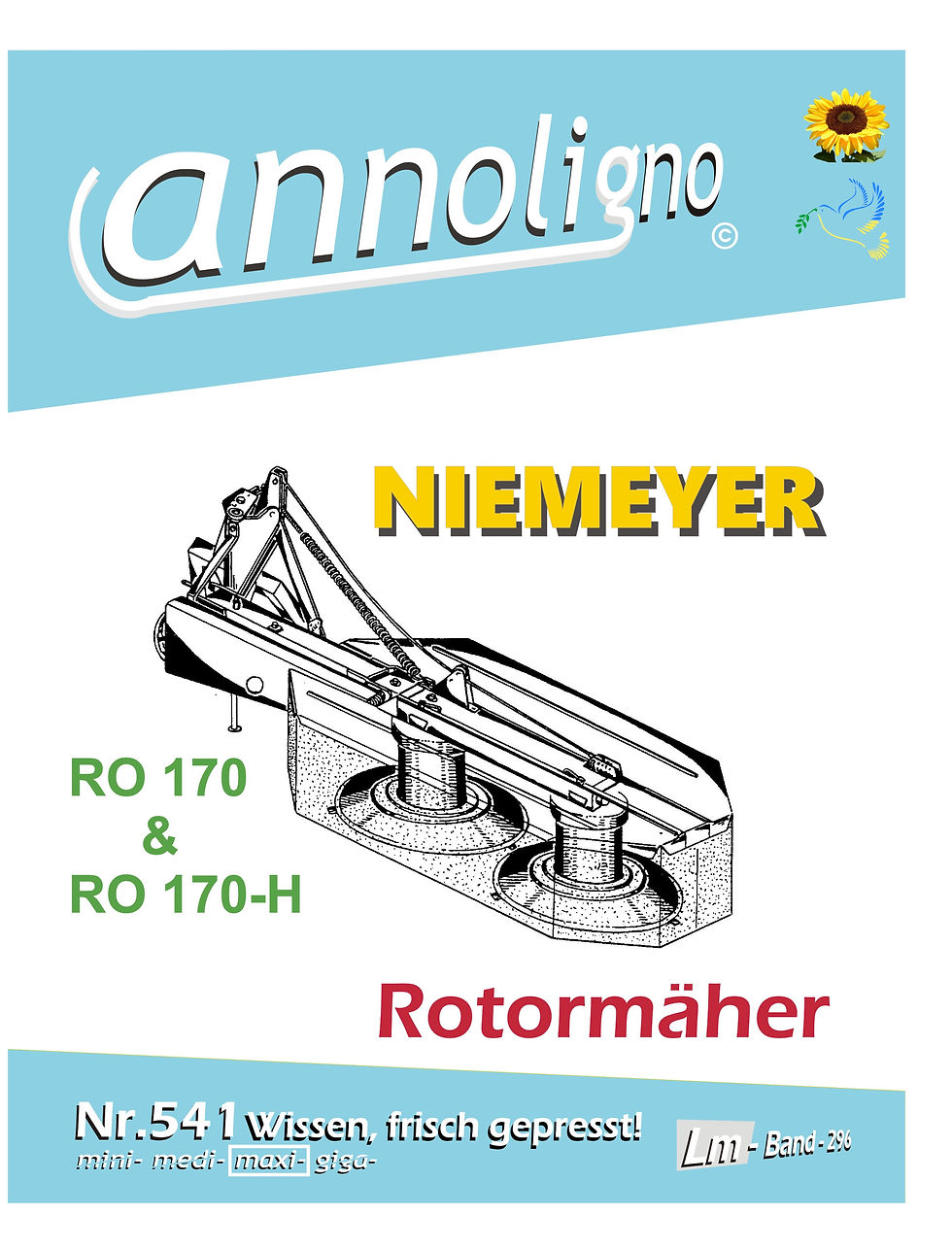 annoligno 541 Niemeyer Rotormäher  RO 170 Cover Front