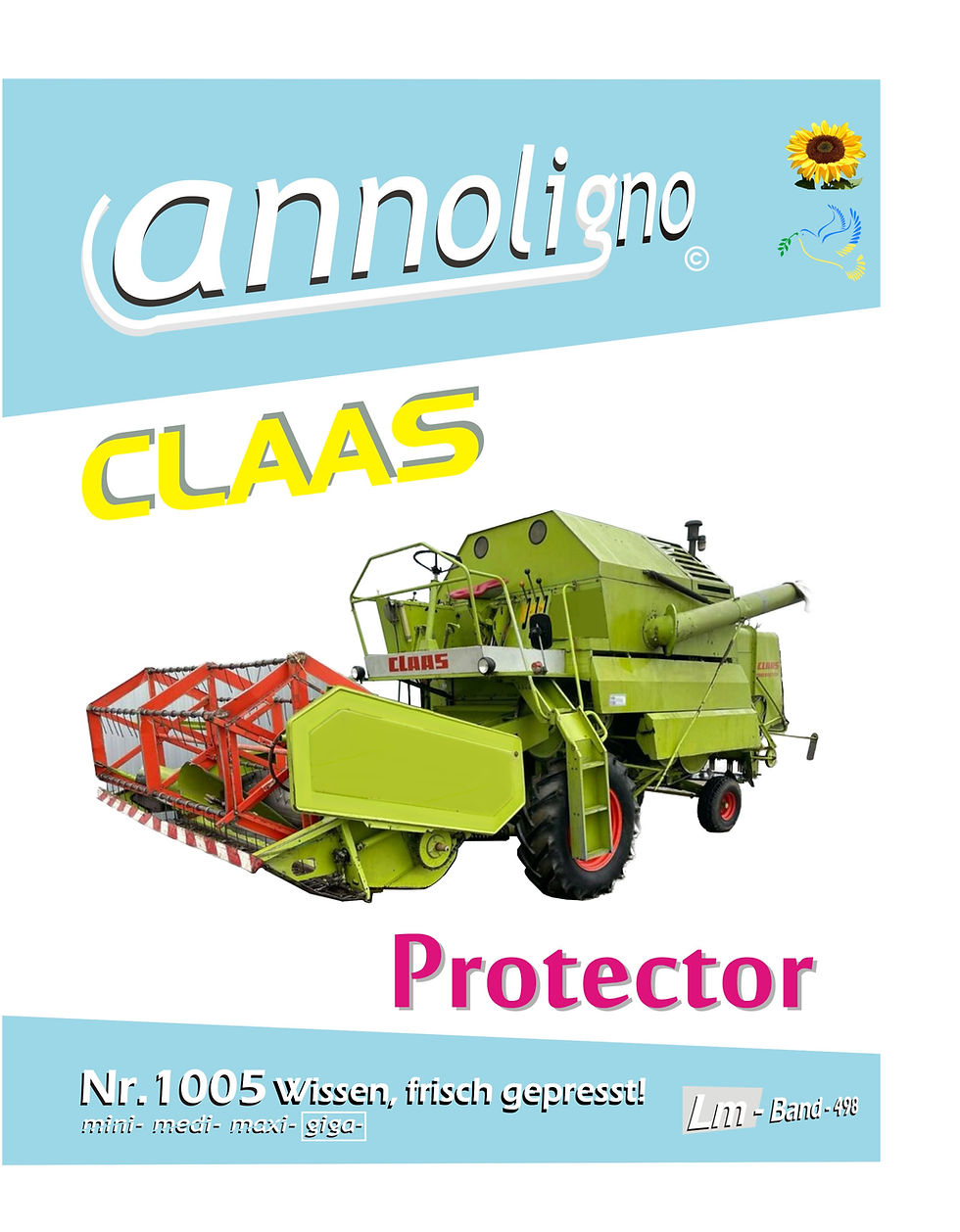 Miniaturbild: annoligno 1005 Claas Mähdrescher Protector Cover Front
