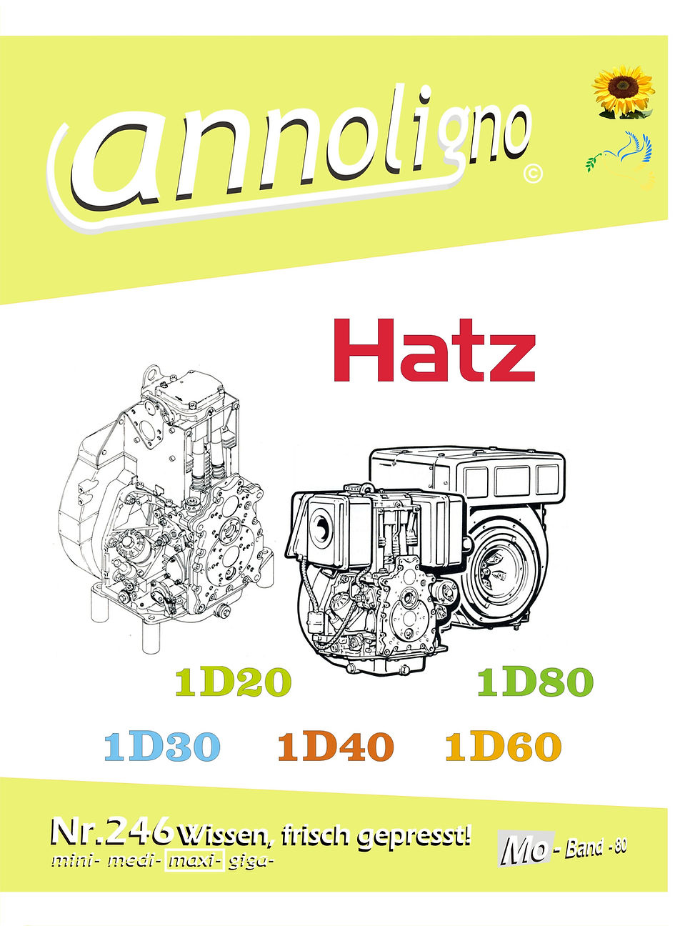 annoligno 246 Hatz Diesel Motor Cover Front