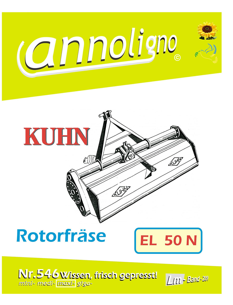 annoligno 546 KUHN Rotorfräse  Cover Front