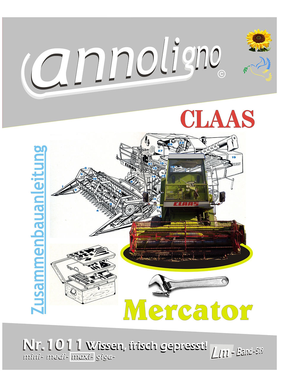 Miniaturbild: annoligno 1011 Claas Mähdrescher Mercator Cover Front