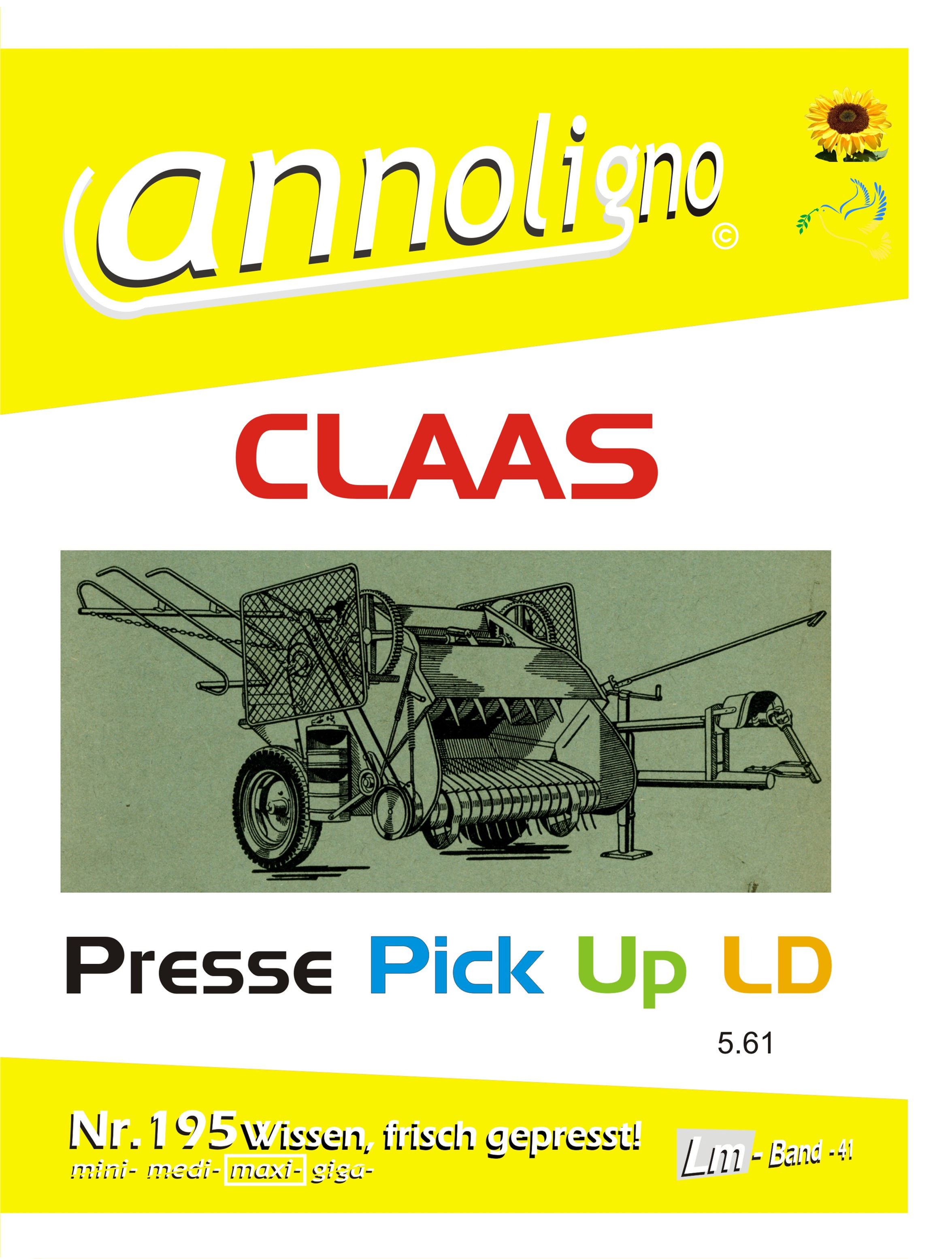 annoligno 195 Claas Presse Pick Up LD Cover Front