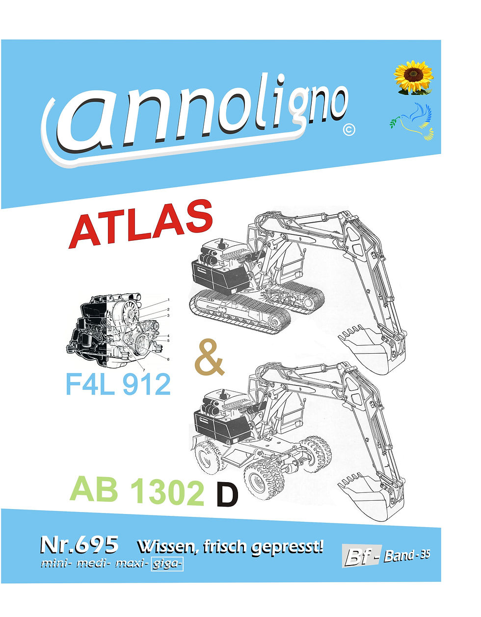 annoligno 695 ATLAS Bagger AB 1302 D  Cover Front