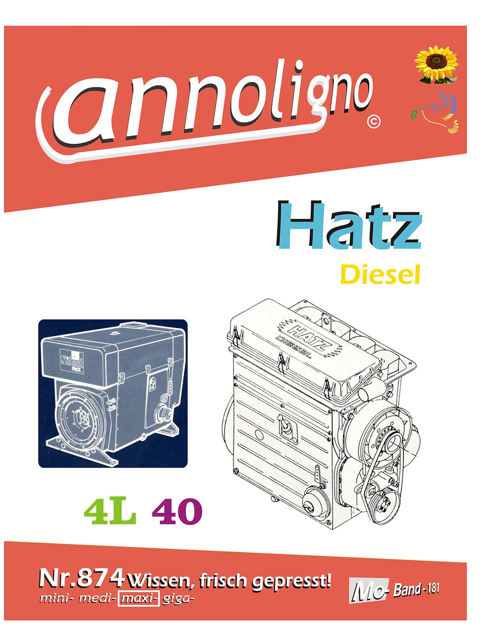 annoligno 874 Hatz Diesel Motor Cover Front