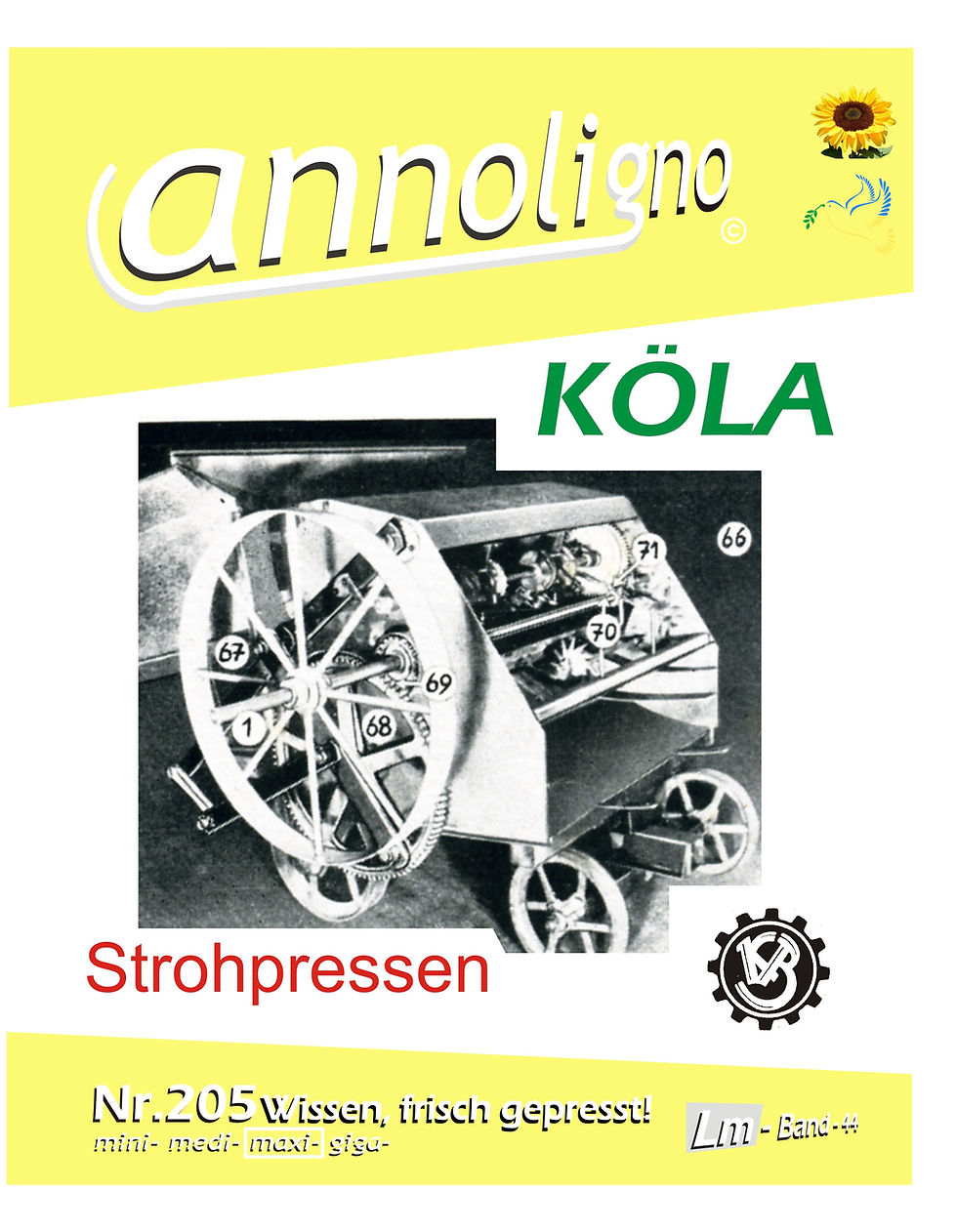 annoligno 205  Köla Stroh Pressen Cover Front