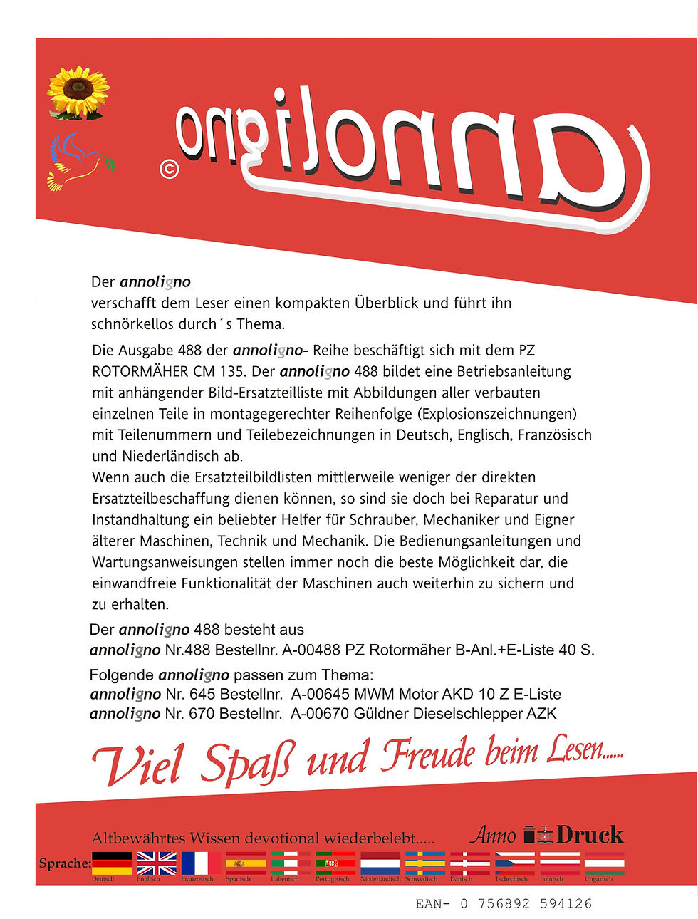 annoligno 488  Cover Rückseite Klappentext