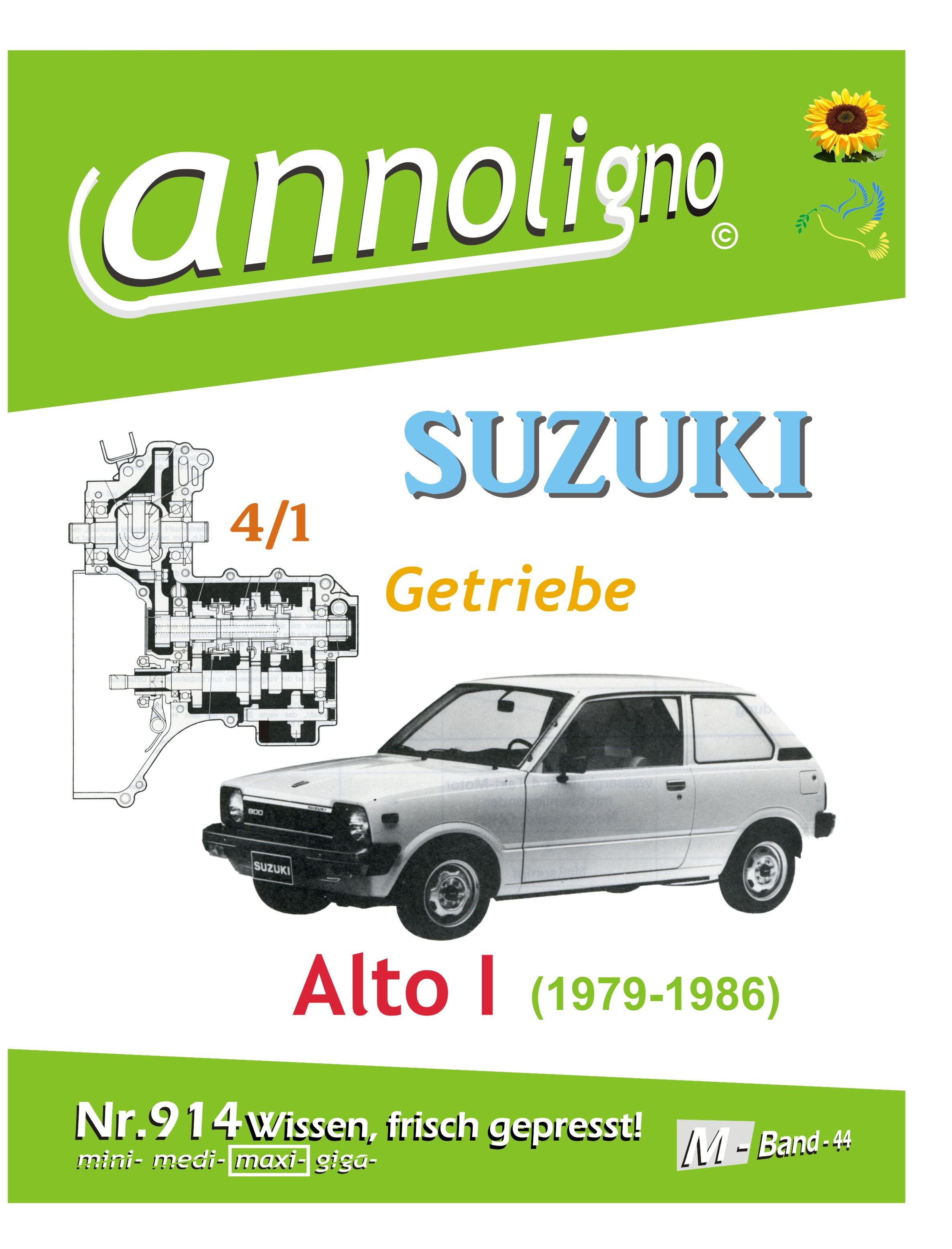 annoligno 914 SUZUKI PKW Getriebe Cover Front