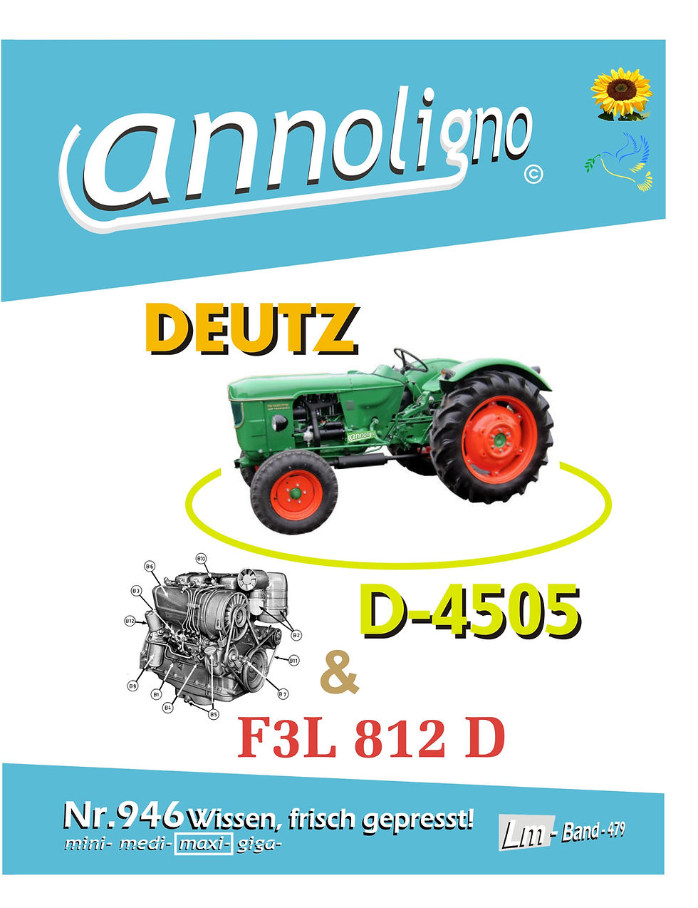 annoligno 946 Deutz Schlepper D 4505 Cover Front