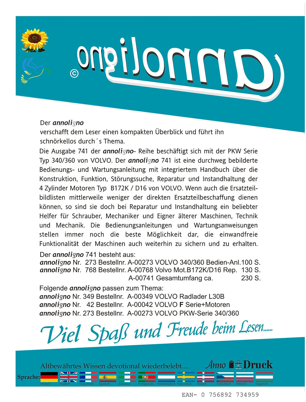 annoligno 741  Cover Rückseite Klappentext