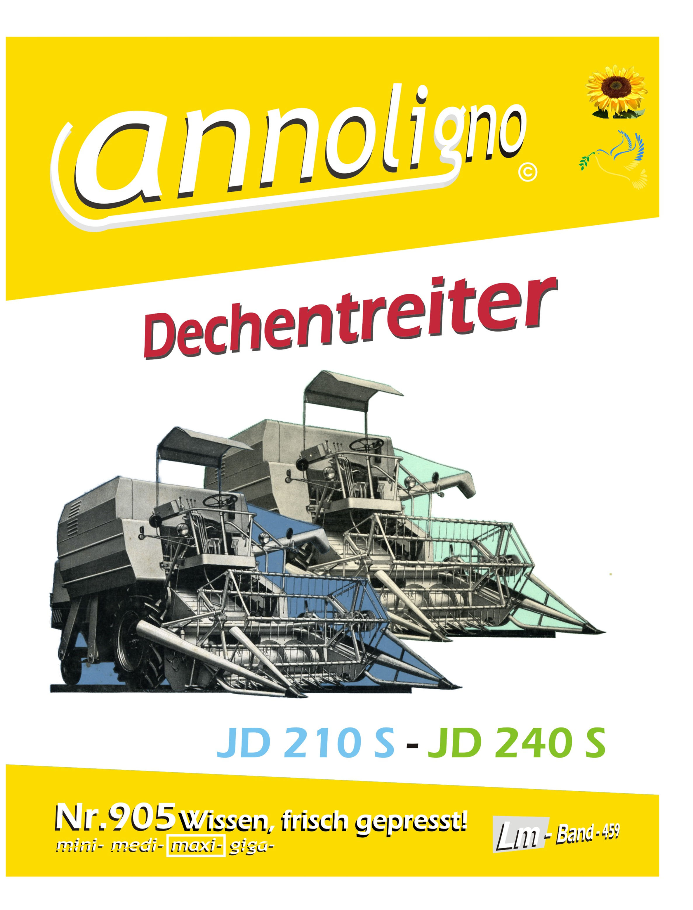 annoligno 905 Dechentreiter Mähdrescher JD 210S Cover Front
