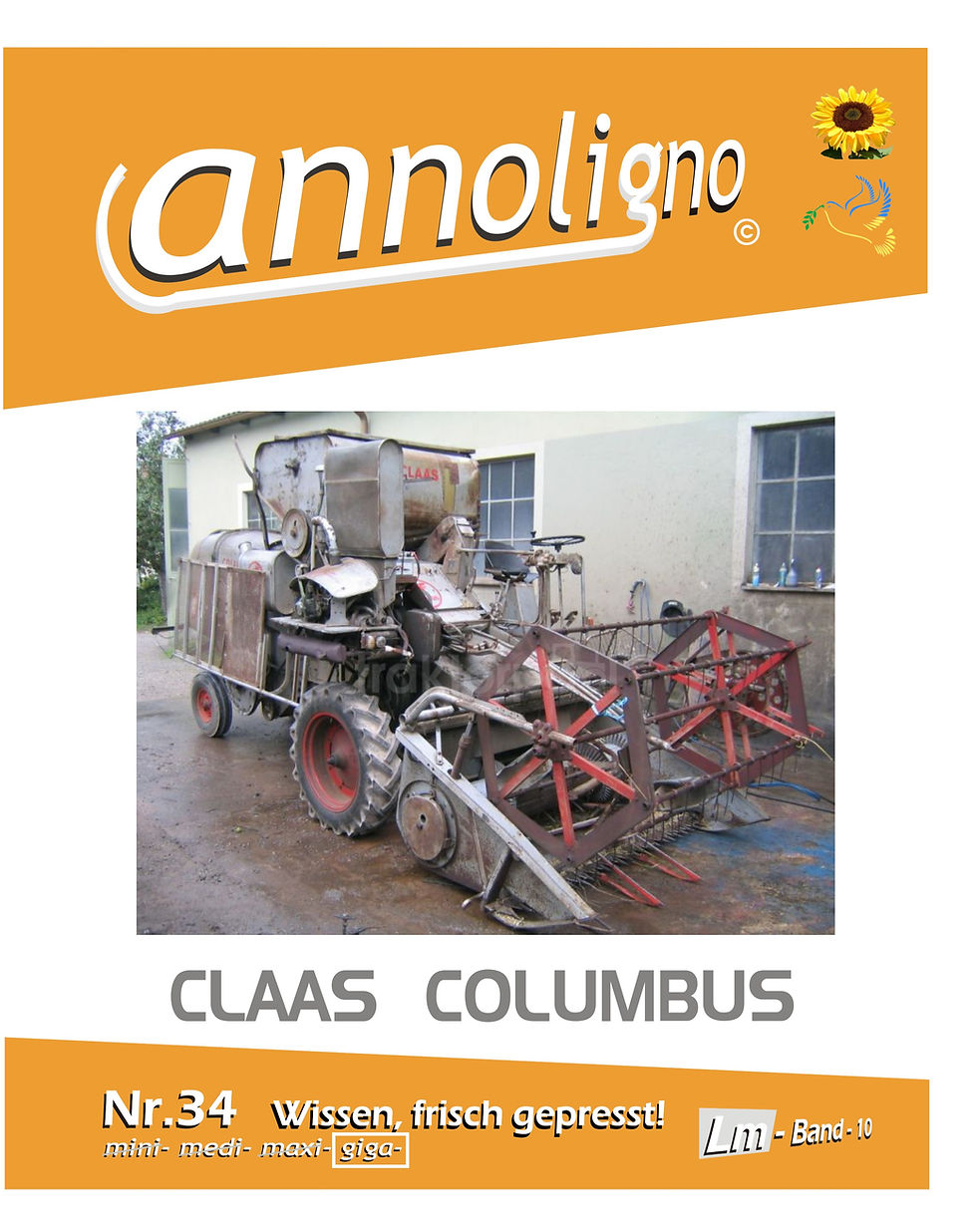 annoligno 34 Claas Mähdrescher Columbus Cover Front