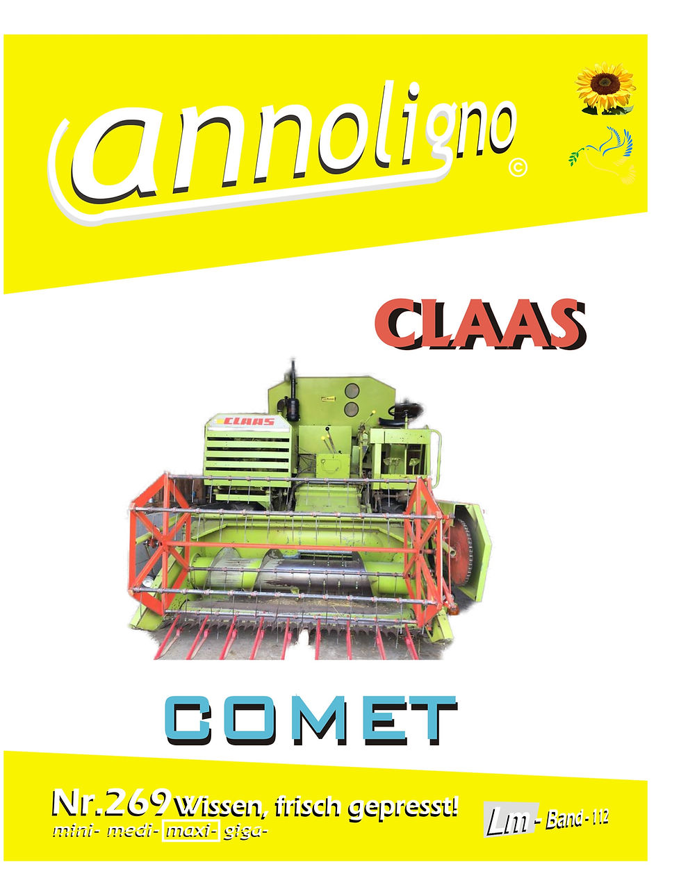 annoligno 269 Claas Mähdrescher Comet Cover Front