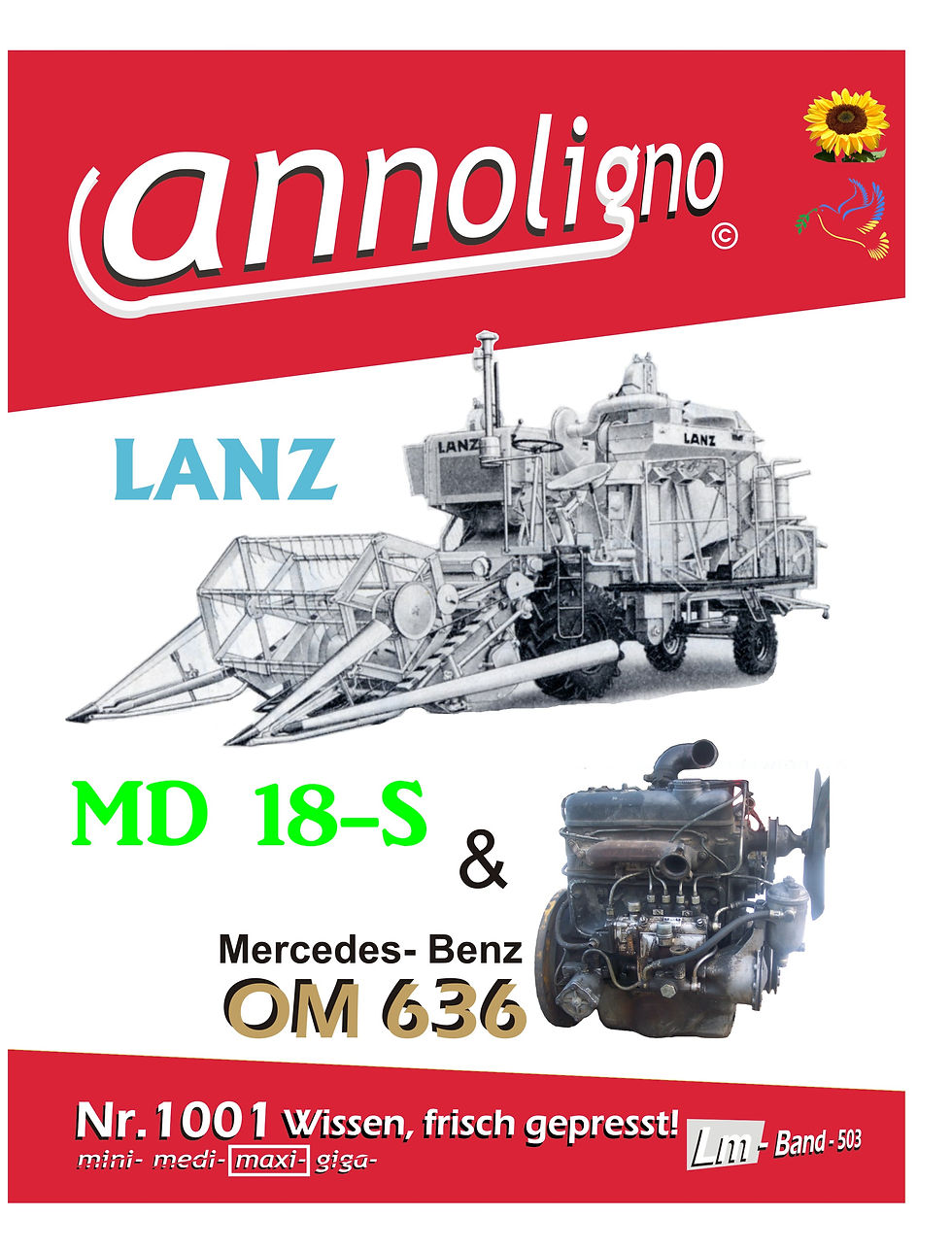 annoligno 1001 Lanz Mähdrescher MD 18-S Cover Front