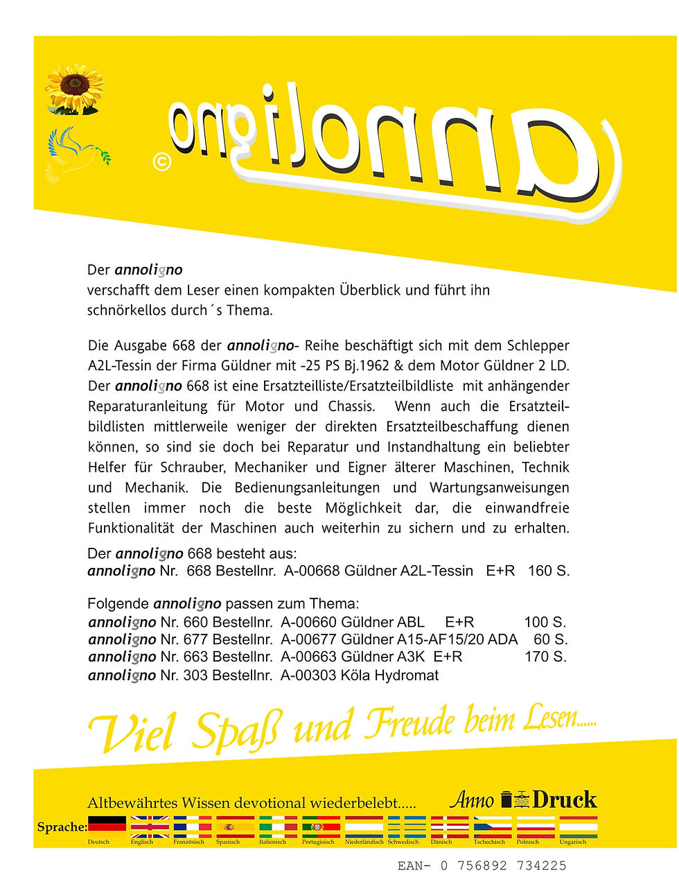 annoligno 668  Cover Rückseite Klappentext