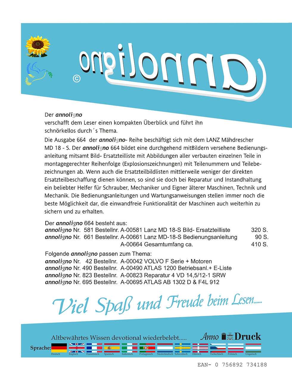 annoligno 664  Cover Rückseite Klappentext
