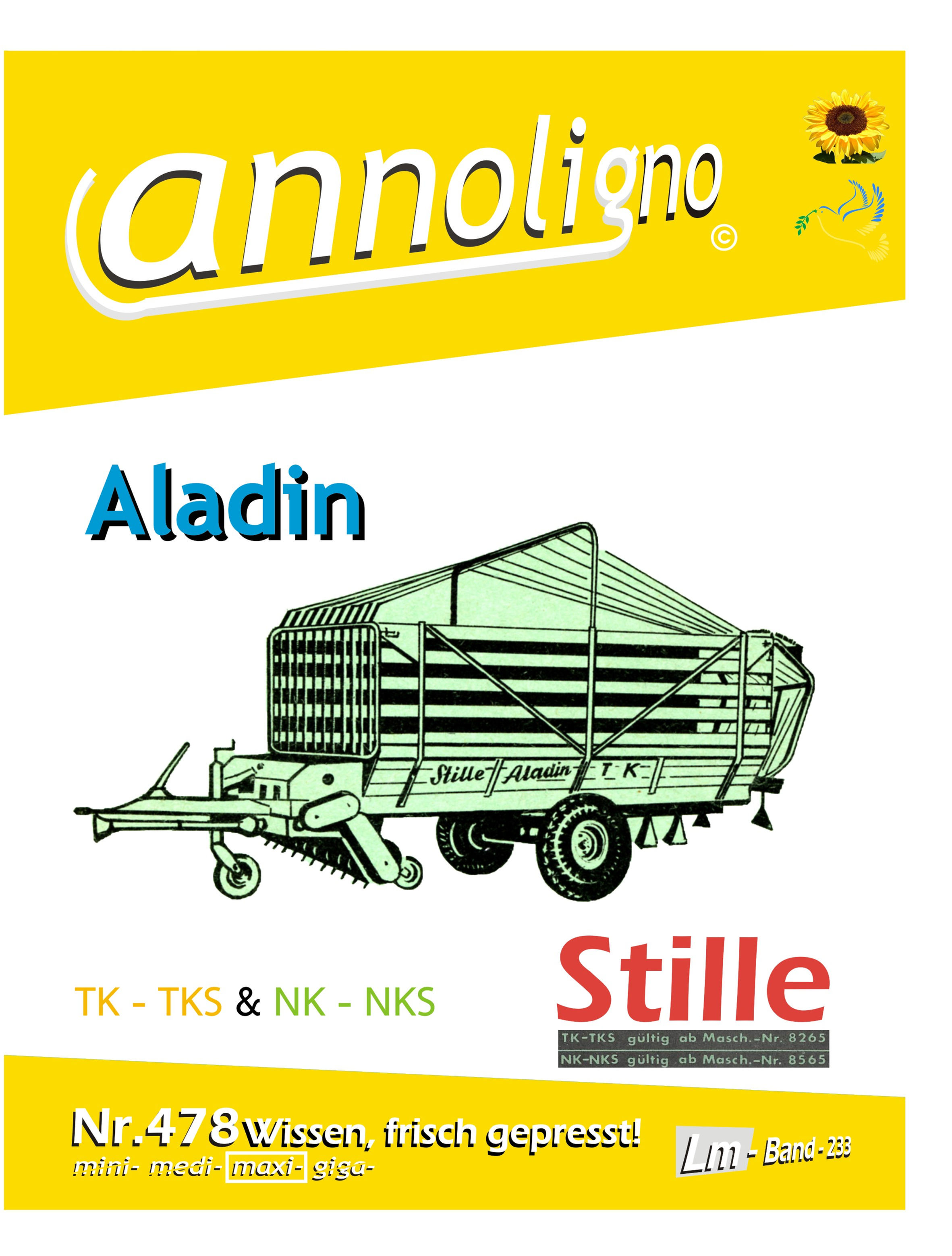 annoligno 478 Stille Ladewagen Aladin Cover Front