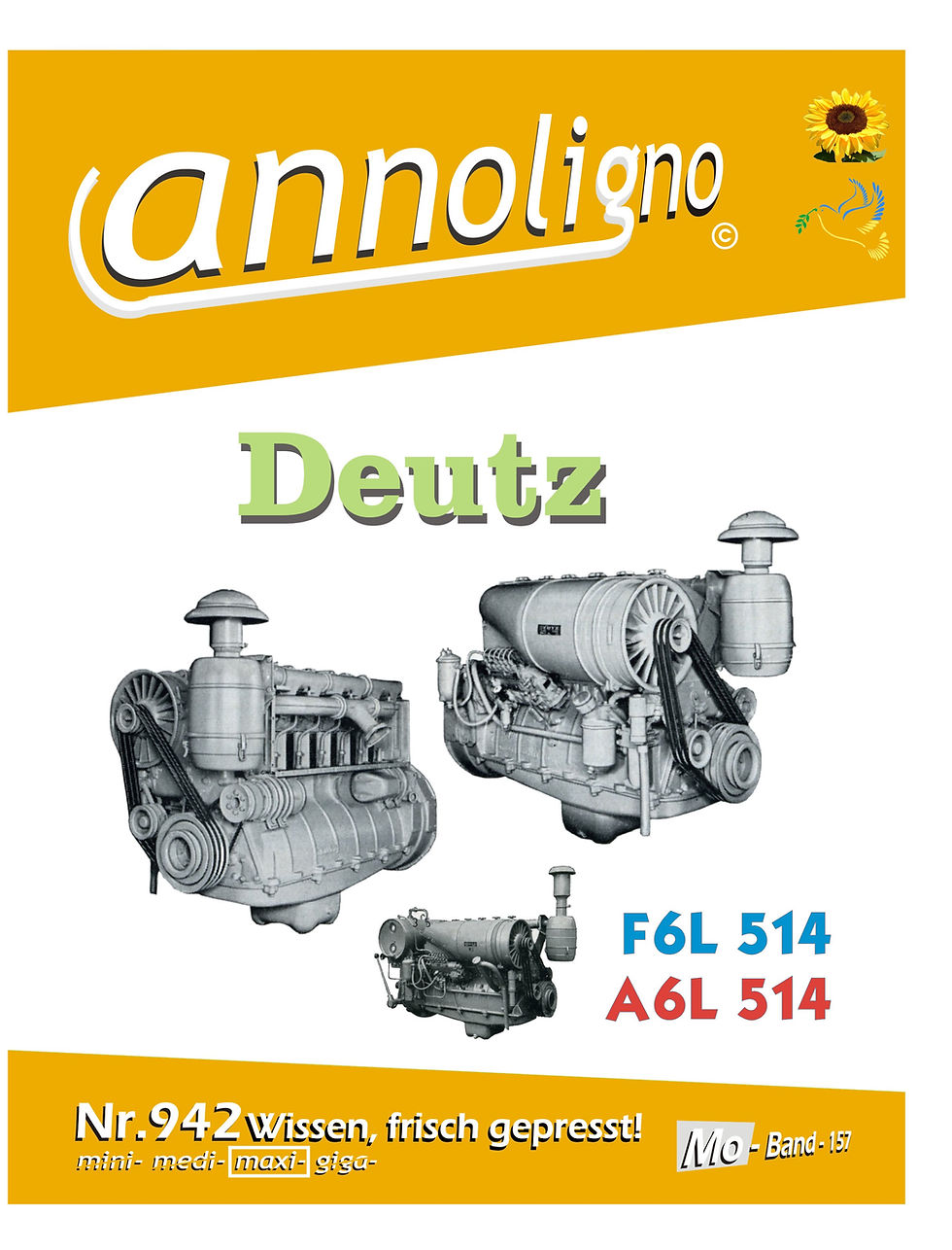annoligno 942 Deutz Motor F6/A6L 514 Cover Front