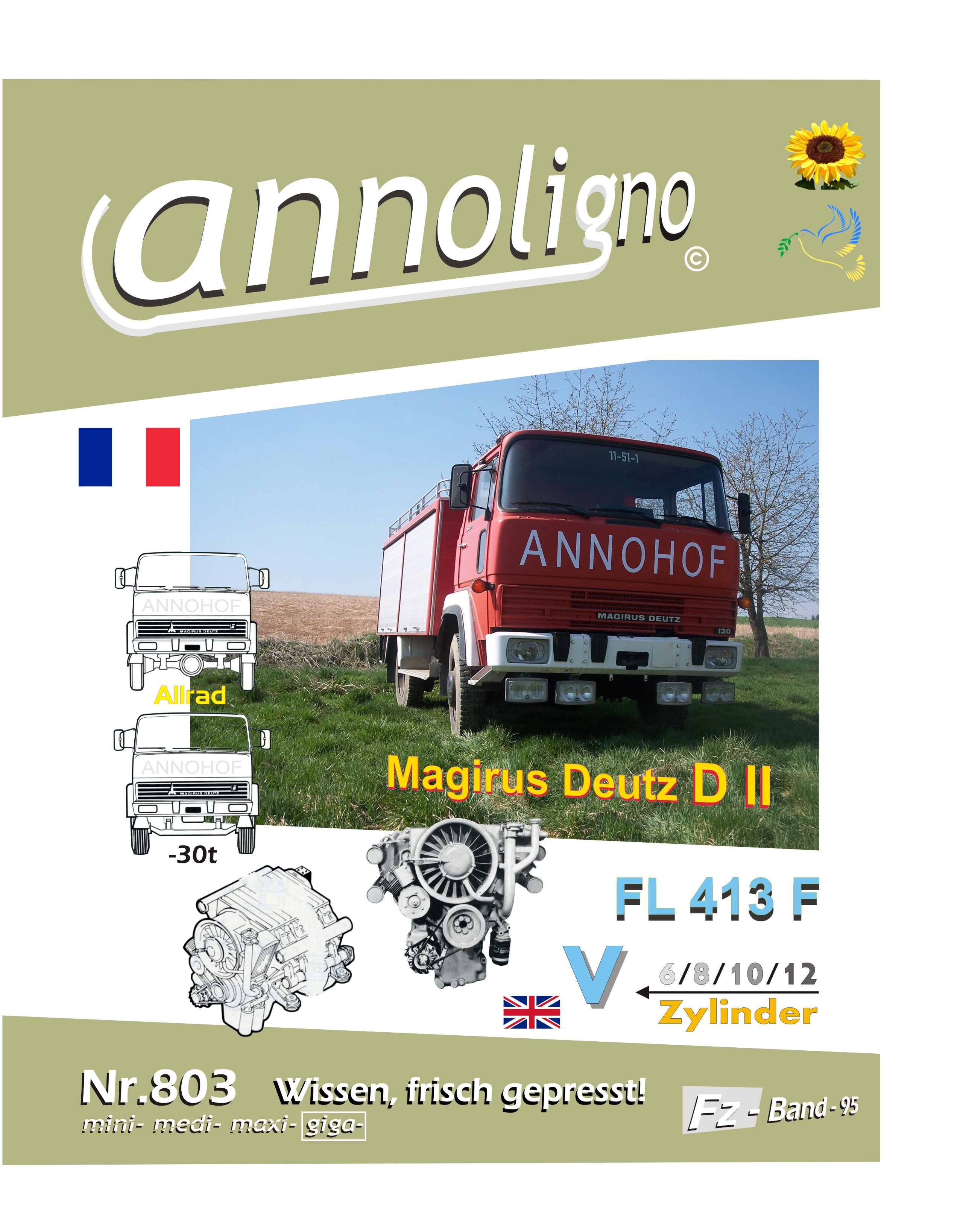 annoligno 803 Magirus Deutz/IVECO D II 30 to. Cover Front