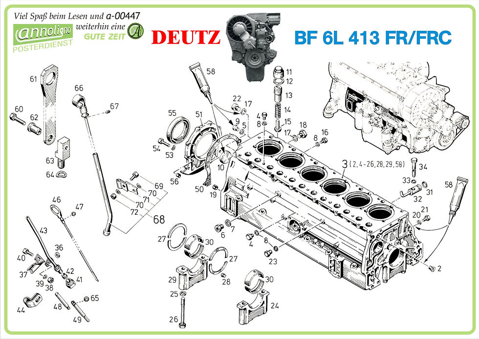 Miniaturbild: Deutz Motor BF F6L 413