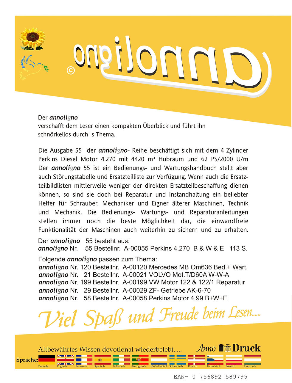 annoligno 55  Cover Rückseite Klappentext