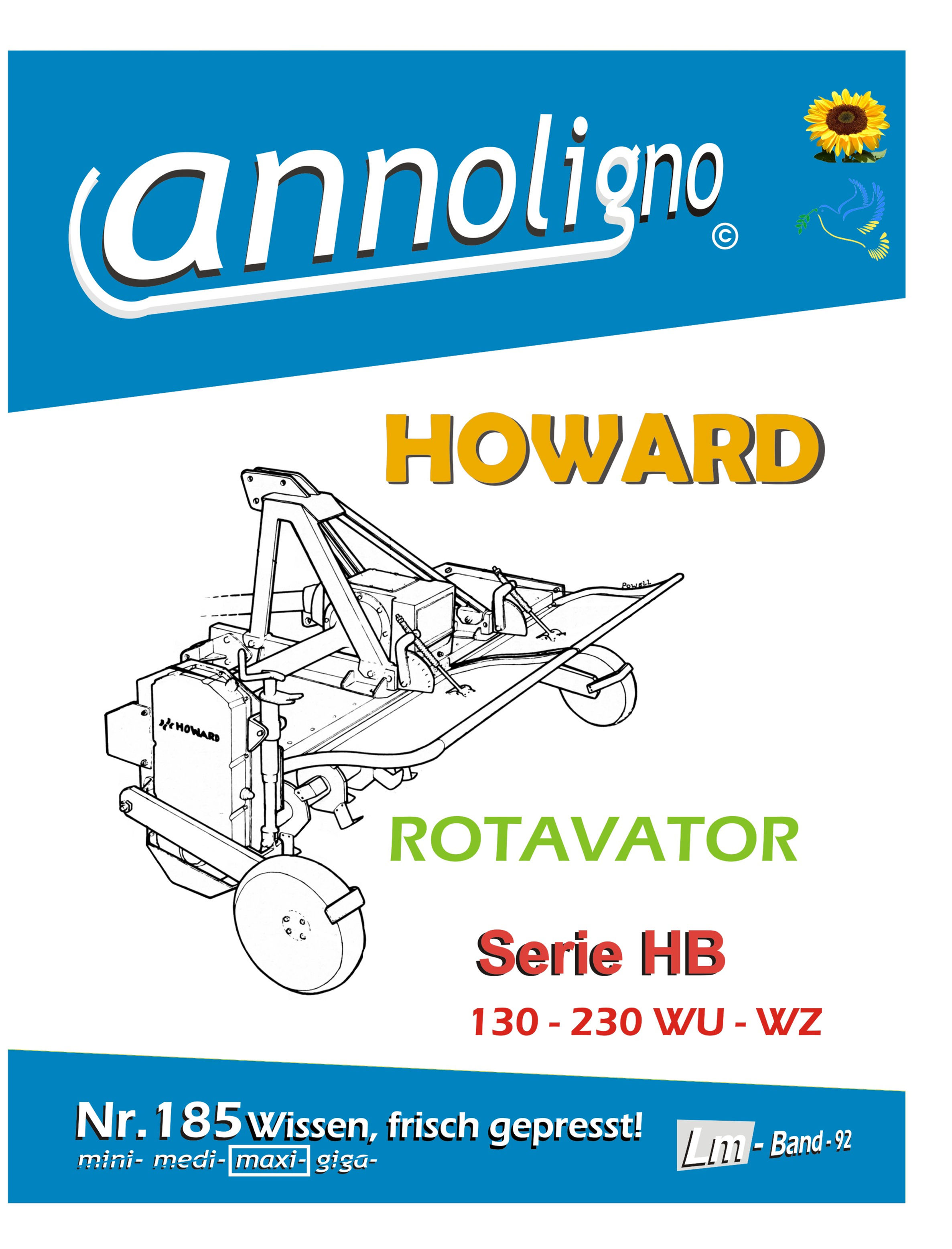 annoligno 185 Howard Rotavator HB  Cover Front