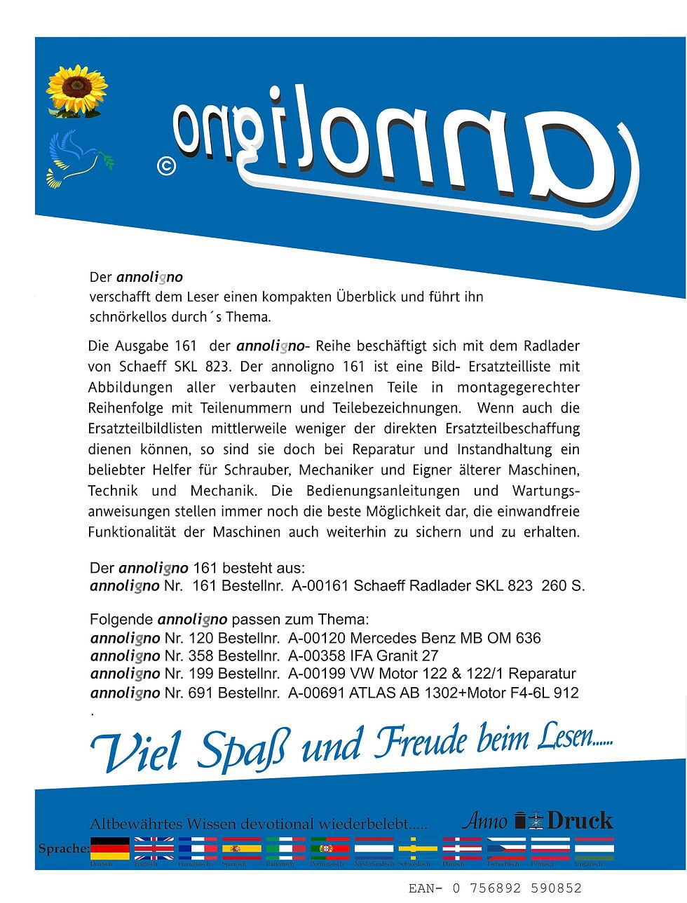 annoligno 161  Cover Rückseite Klappentext