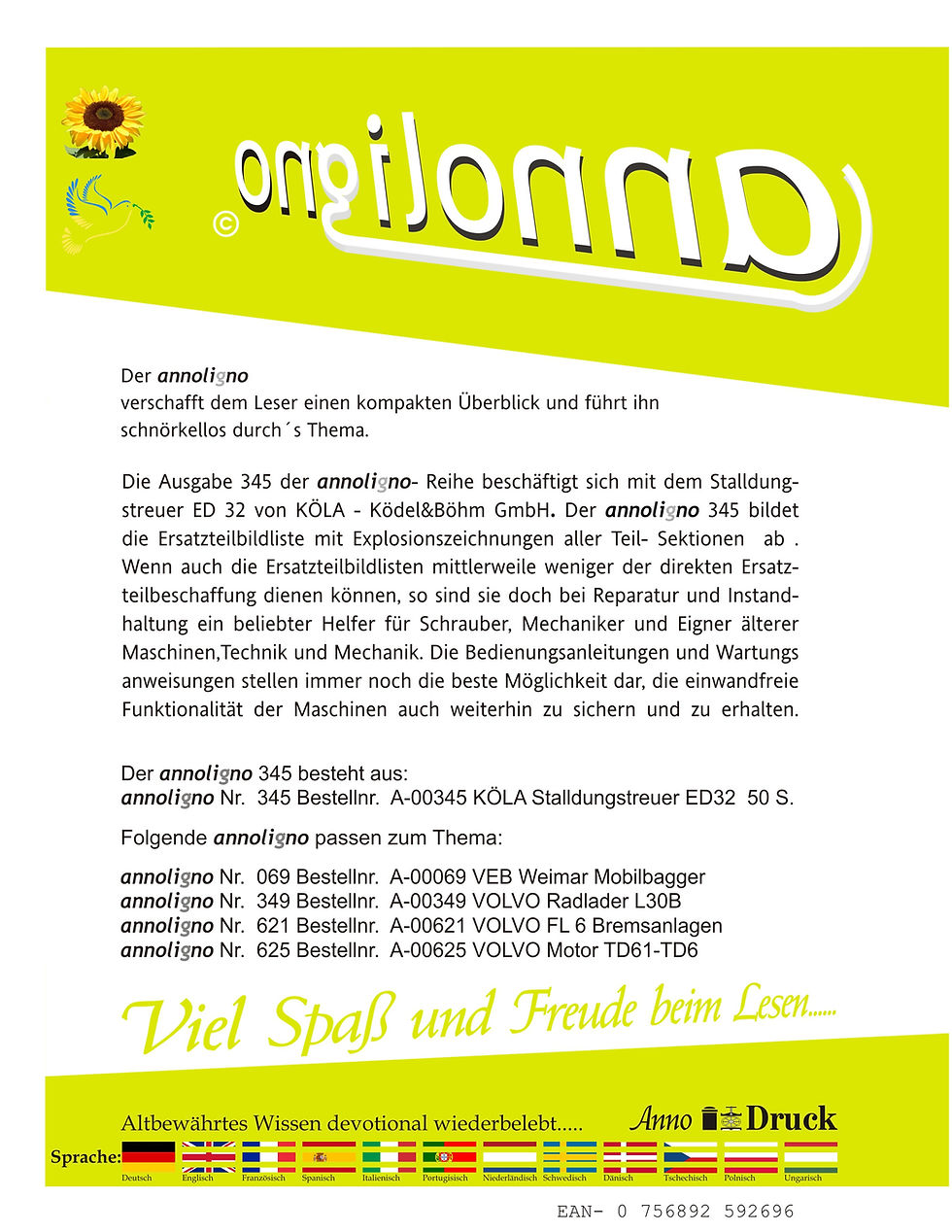 annoligno 345  Cover Rückseite Klappentext