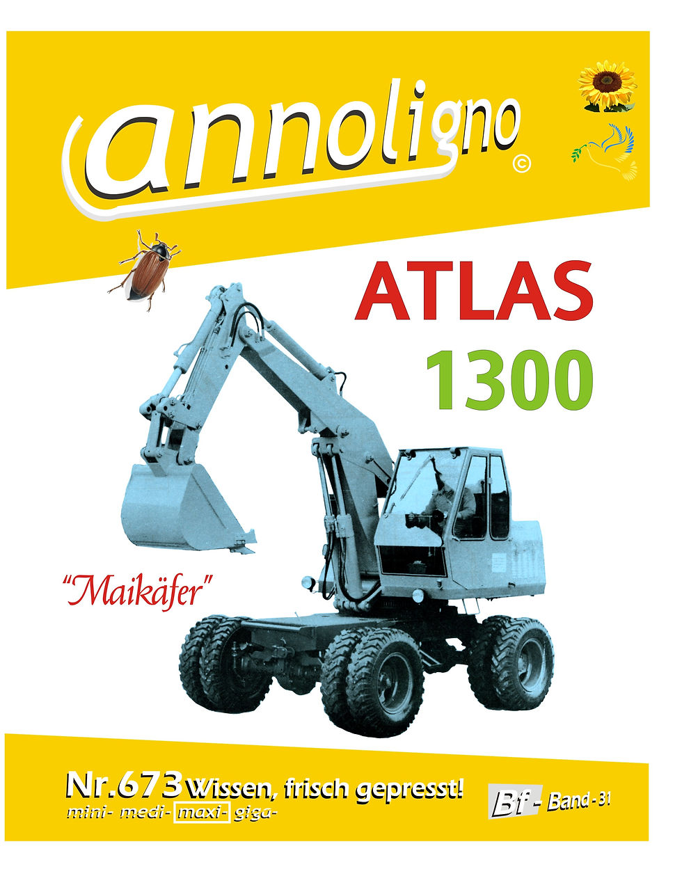annoligno 673 ATLAS Allrad Bagger AB 1300 Cover Front