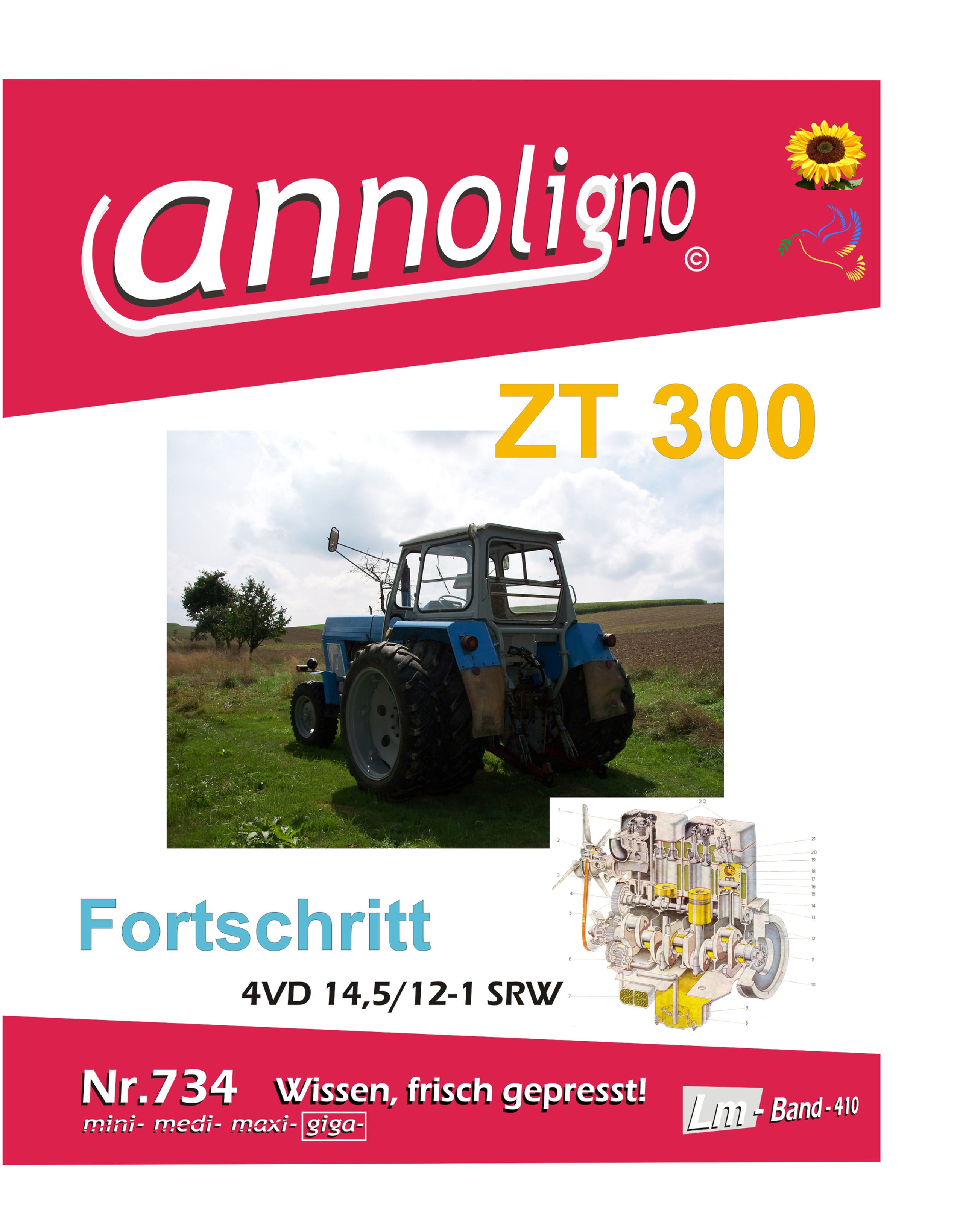 annoligno 734 Fortschritt Schlepper ZT 300/A Cover Front