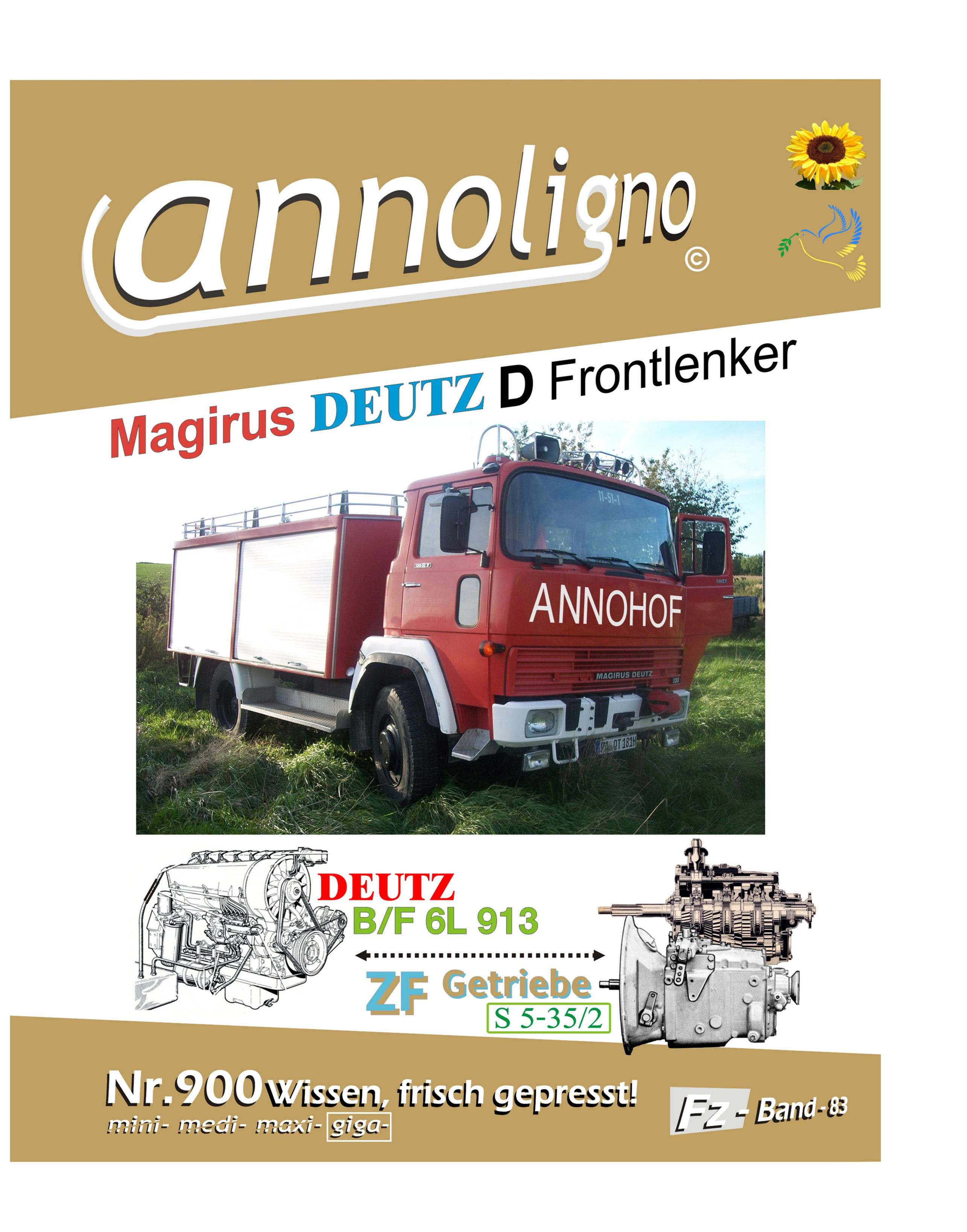 annoligno 900 Magirus Deutz/IVECO LKW FM 130 D 7/9 FA AllradCover Front