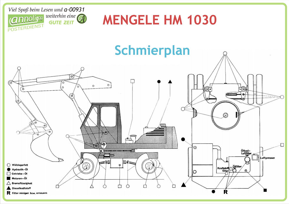 Miniaturbild: Mengele Bagger/Mobilbagger HM 1030