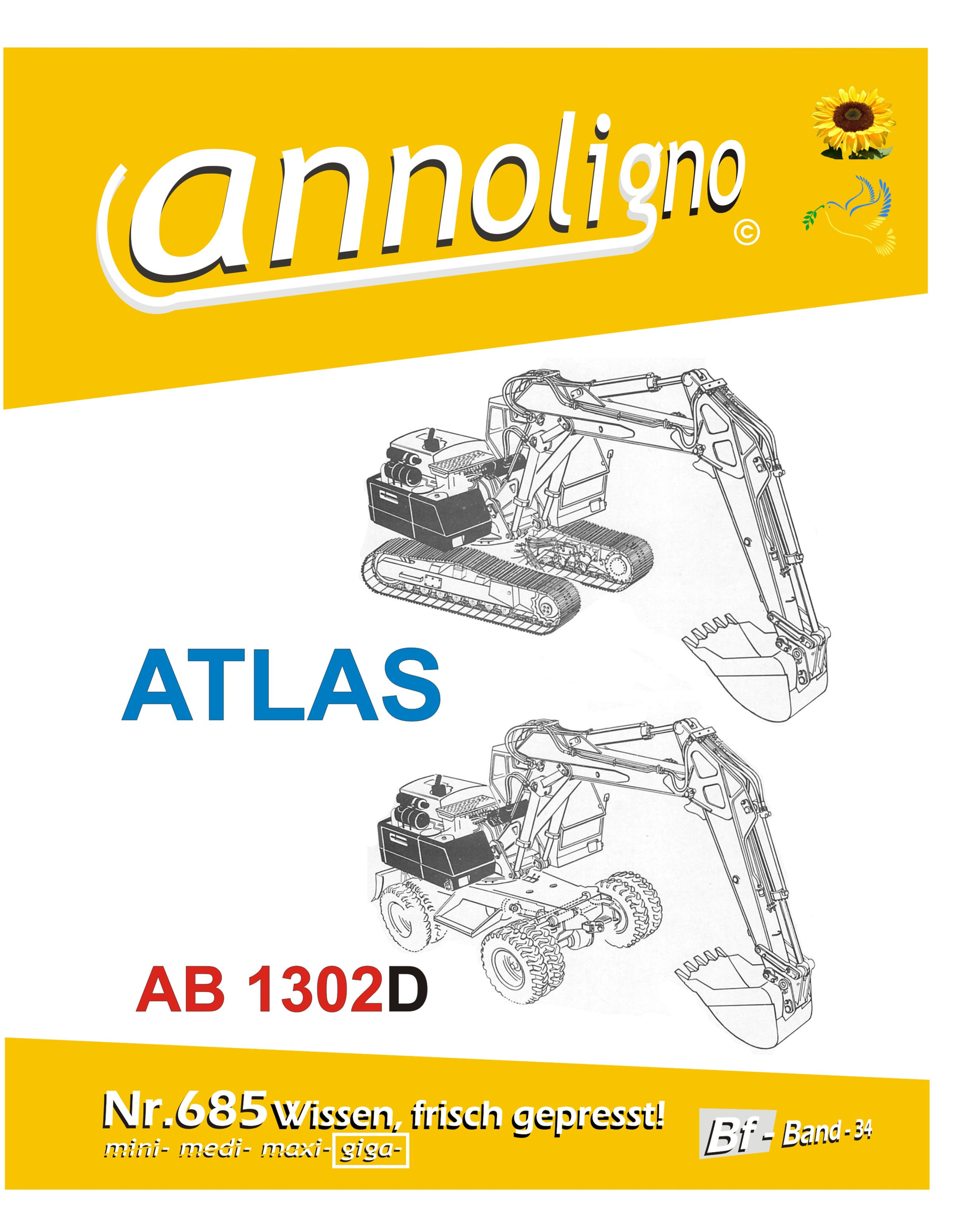 annoligno 685 ATLAS Allrad Bagger AB 1302 Cover Front