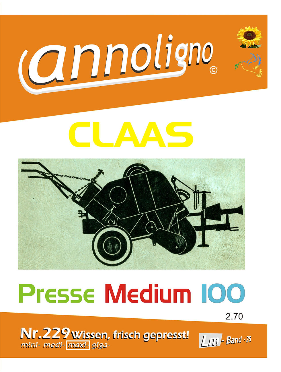 Miniaturbild: annoligno 229 Claas Presse Medium 100 Cover Front