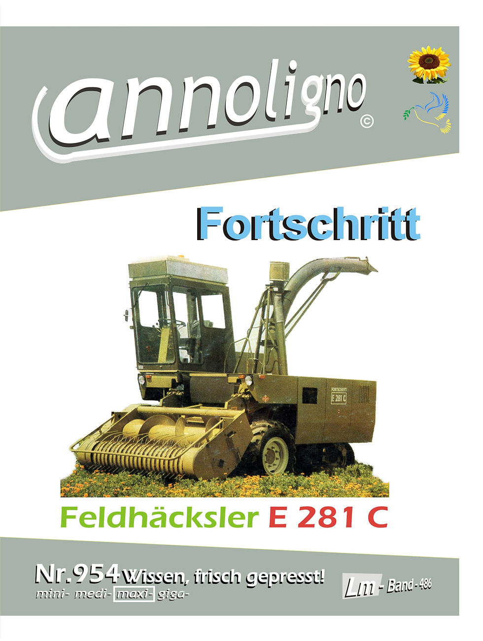 annoligno 954 Fortschritt Feldhäcksler E 281 C  Cover Front