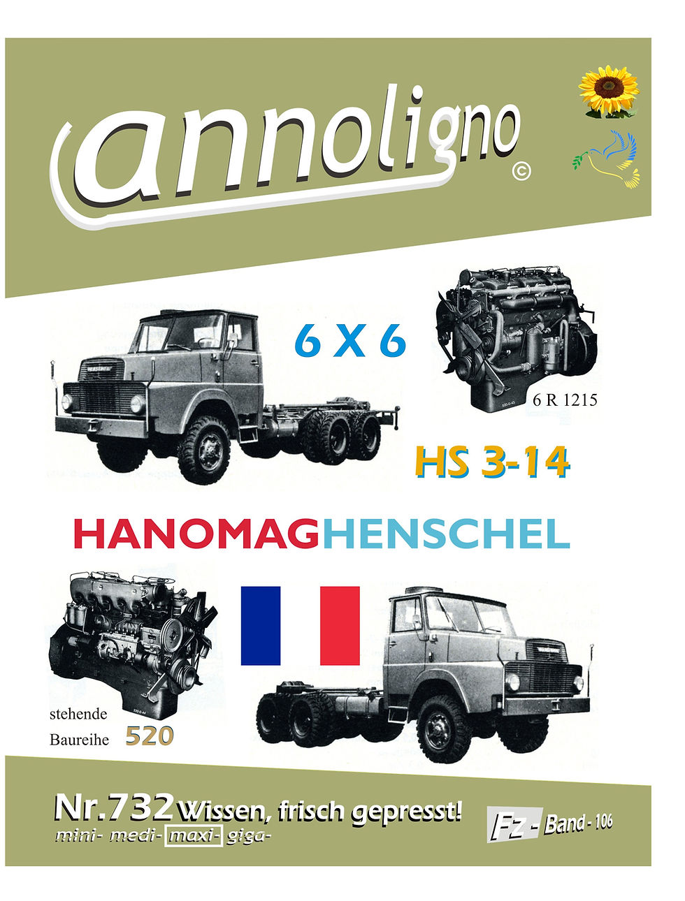 annoligno 732 Henschel Gelände/Allrad LKW  HS Cover Front