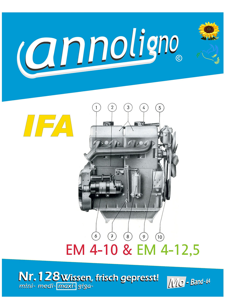 annoligno 128 IFA Motorenwerke Nordhausen EM Cover Front