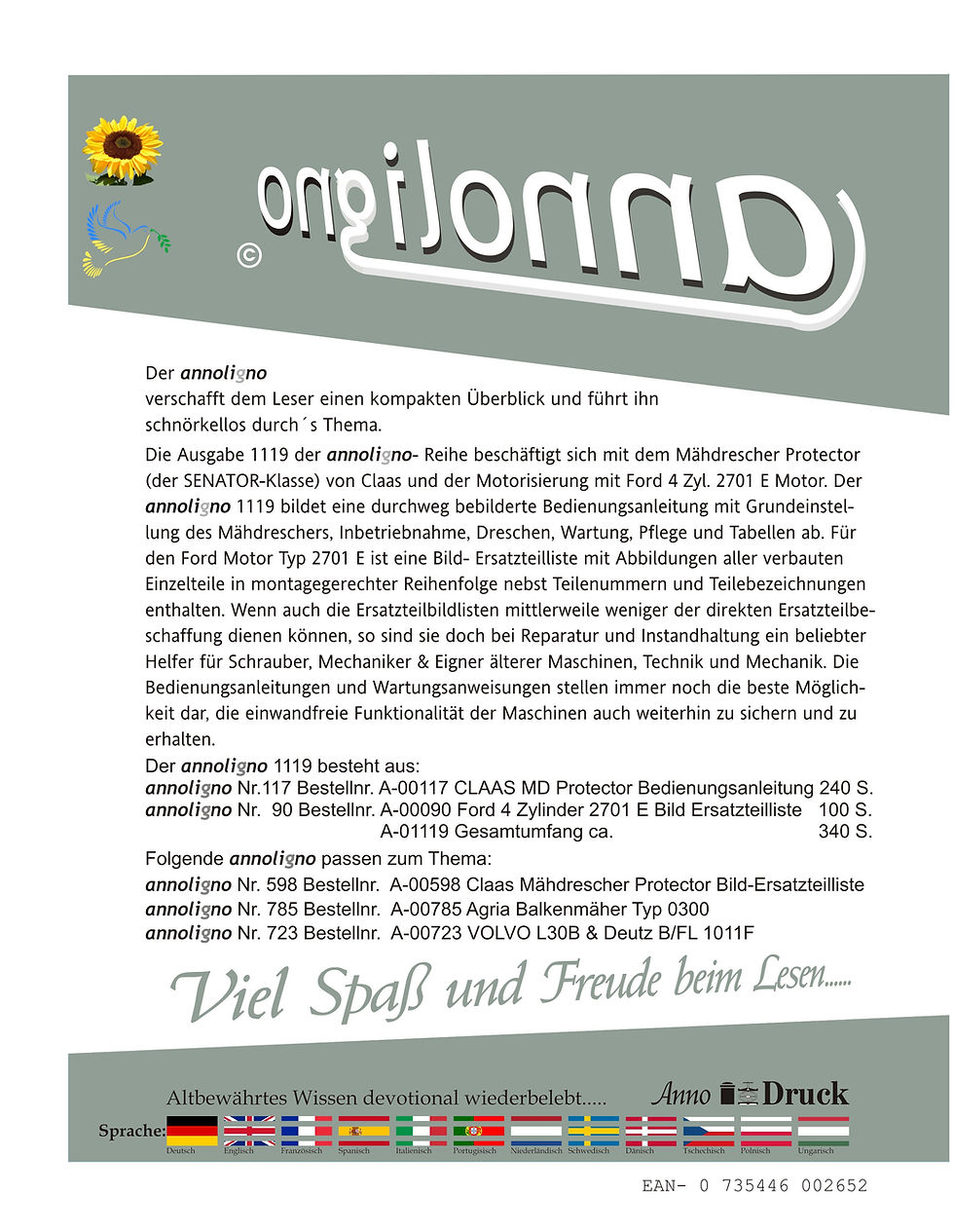 Miniaturbild: annoligno 1119  Cover Rückseite Klappentext