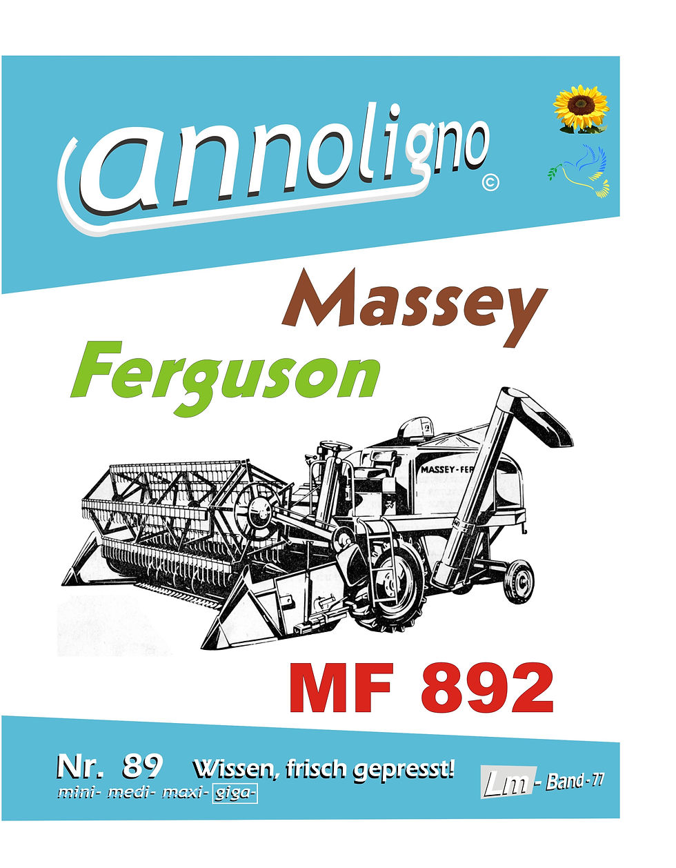 Miniaturbild: annoligno 89 Massey Ferguson Mähdrescher 892 Cover Front
