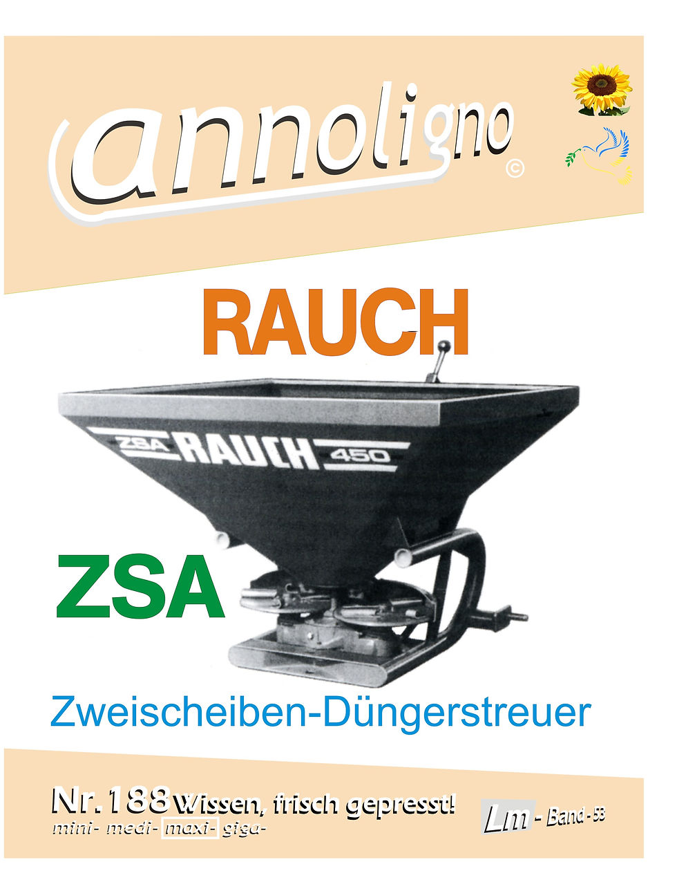 annoligno 188 RAUCH Düngerstreuer Cover Front