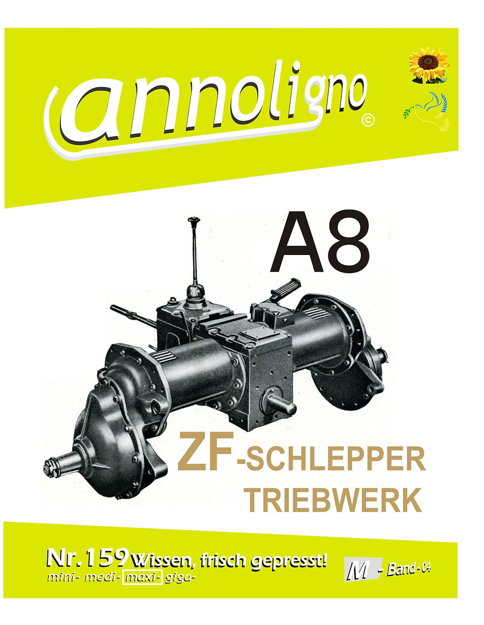 annoligno 159  ZF Schlepper Triebwerk A8  Cover Front