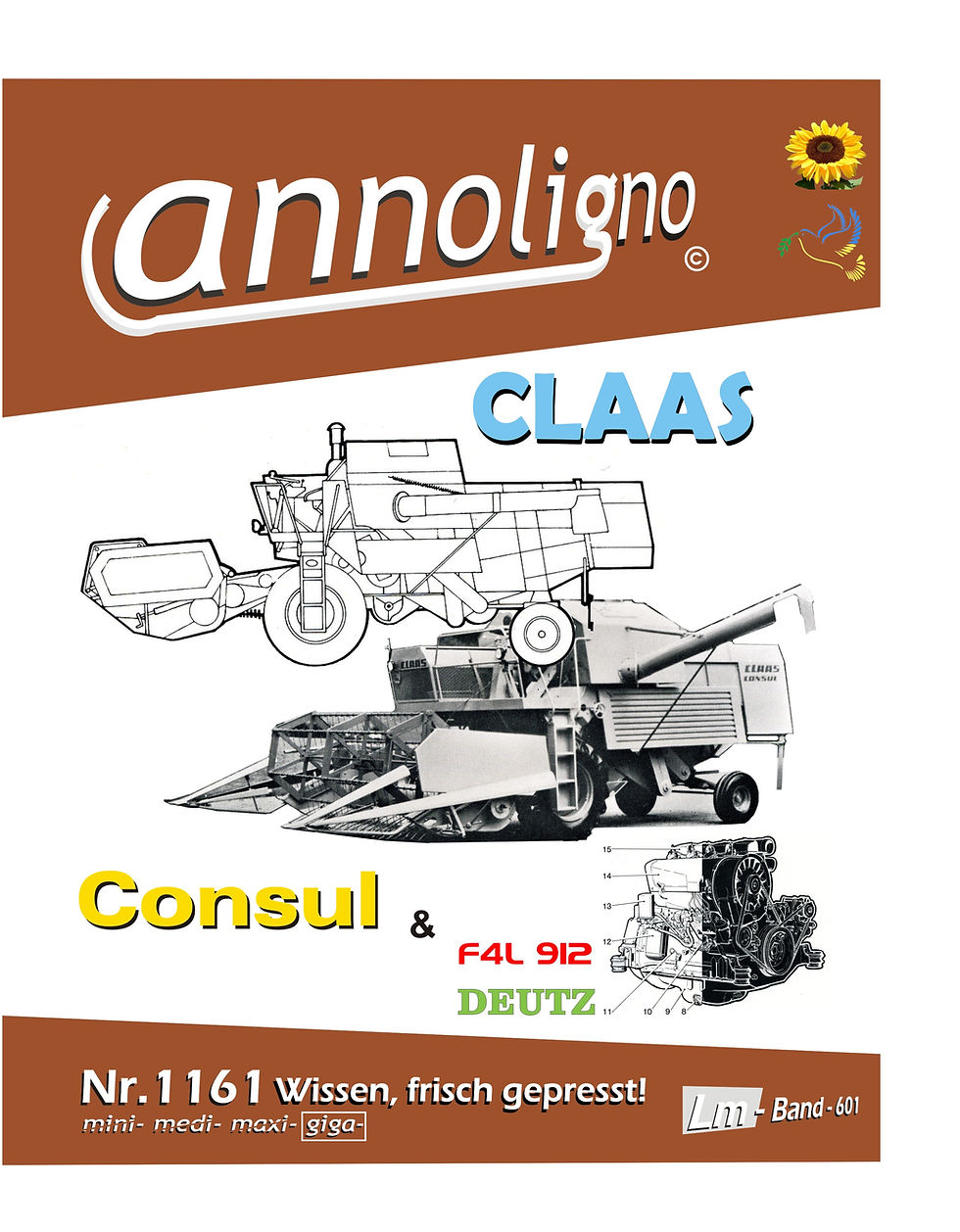 Miniaturbild: annoligno 1161 Claas Mähdrescher Consul Cover Front