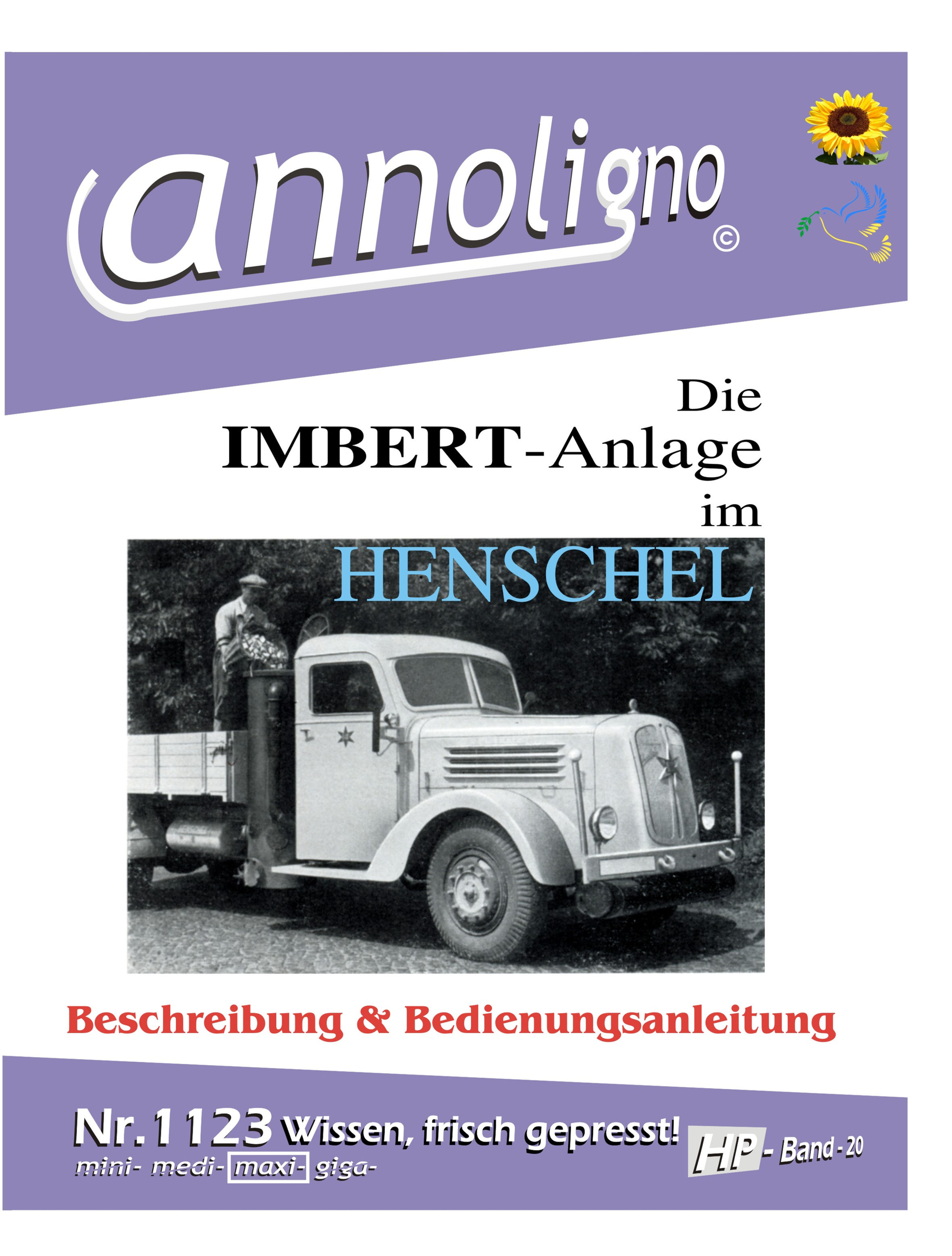 annoligno 1123 Imbert im Henschel LKW Cover Front