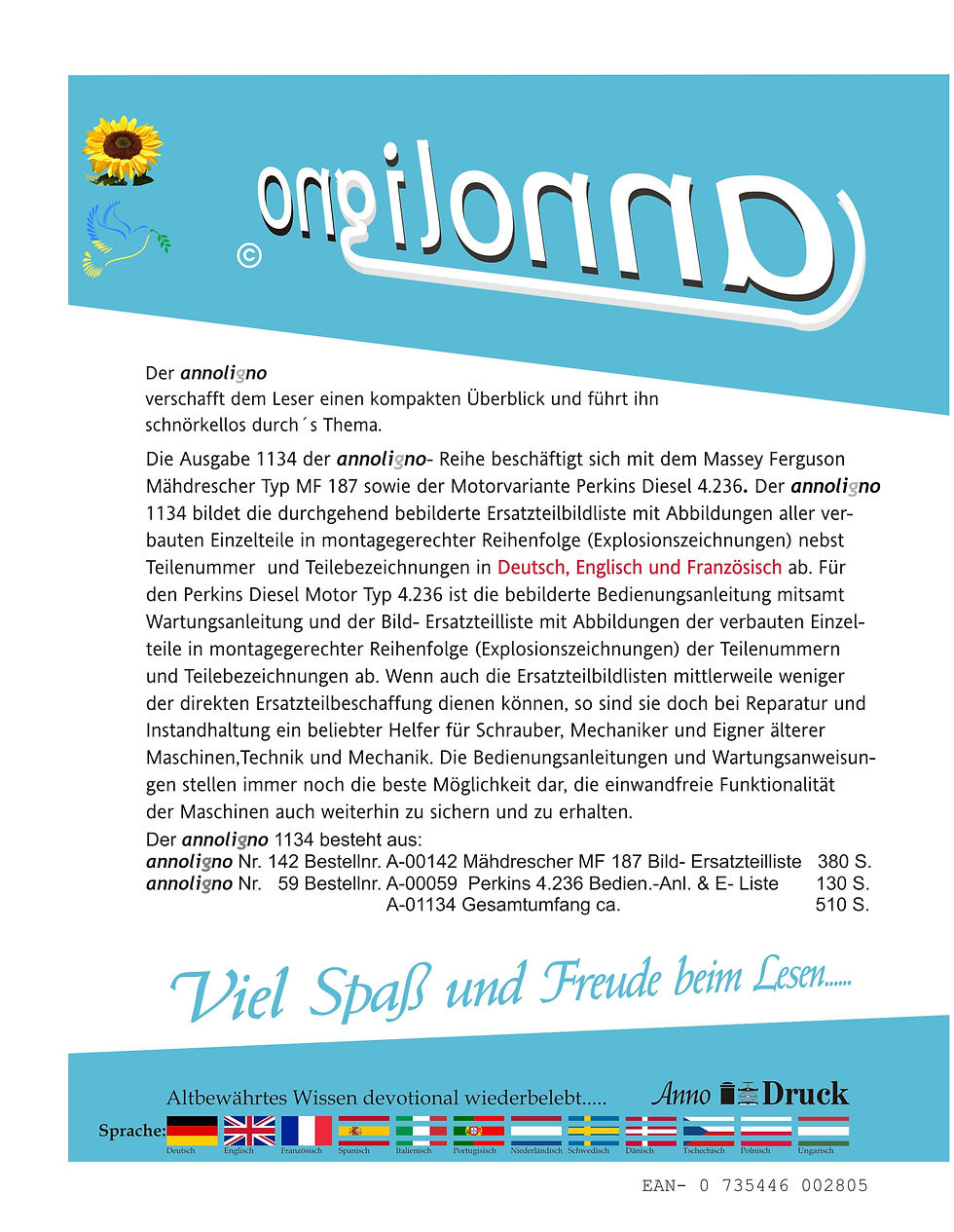 Miniaturbild: annoligno 1134  Cover Rückseite Klappentext