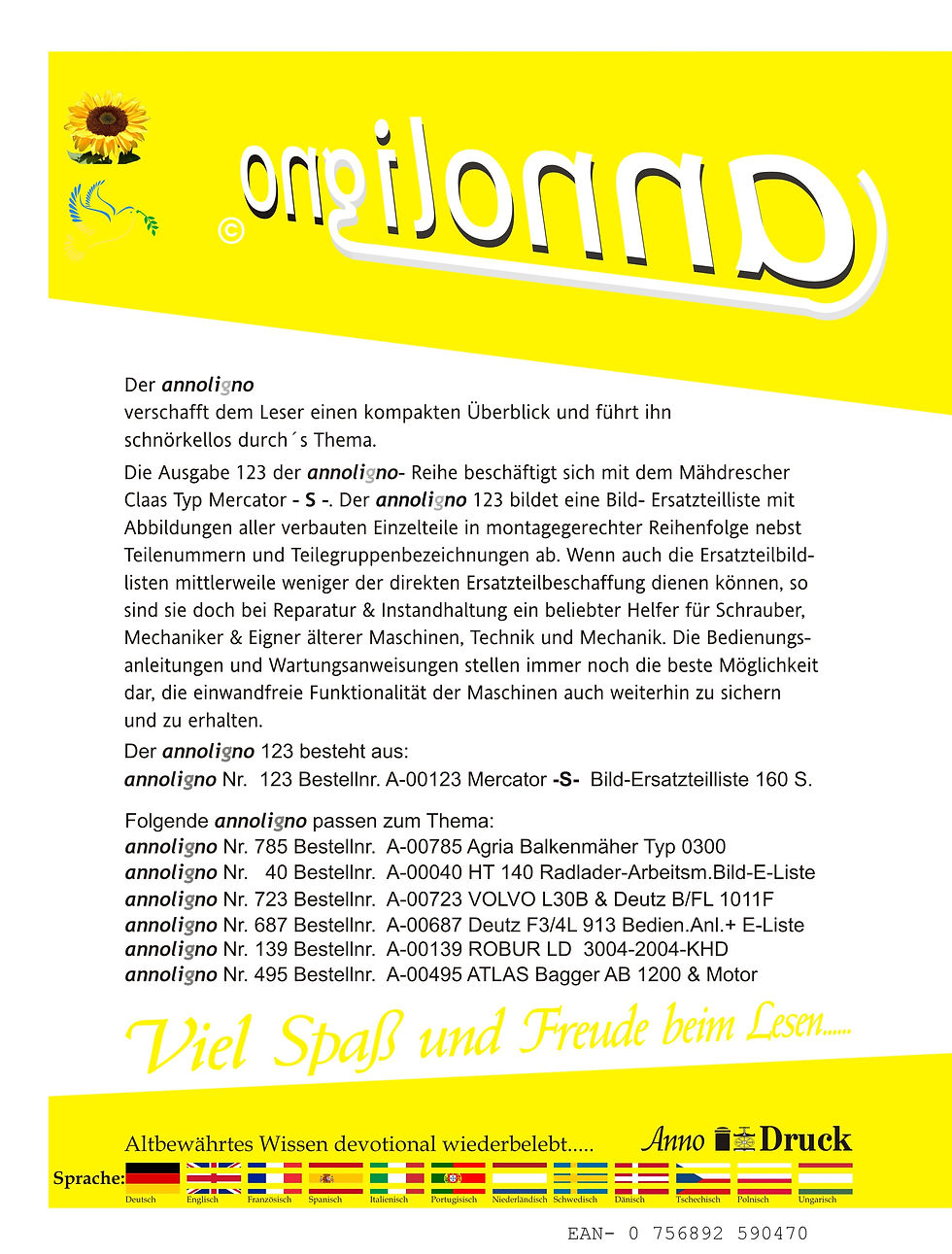 Miniaturbild: annoligno 123  Cover Rückseite Klappentext